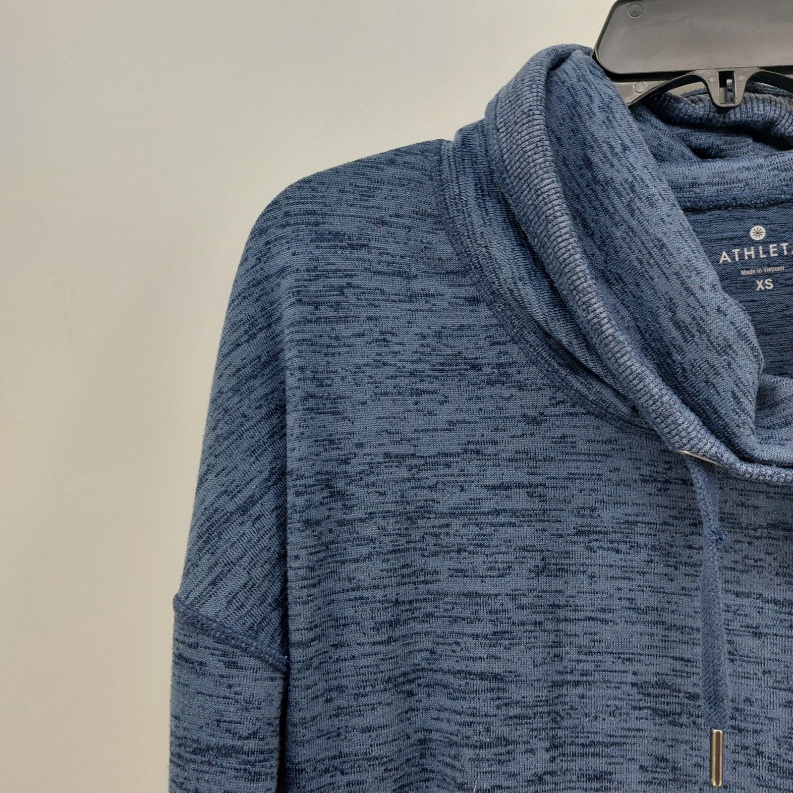 Athleta Athleta Blue Sweater Cowl Neck Pullover Knit Athletic Sz XS Size XS / US 0-2 / IT 36-38 - 9 Thumbnail
