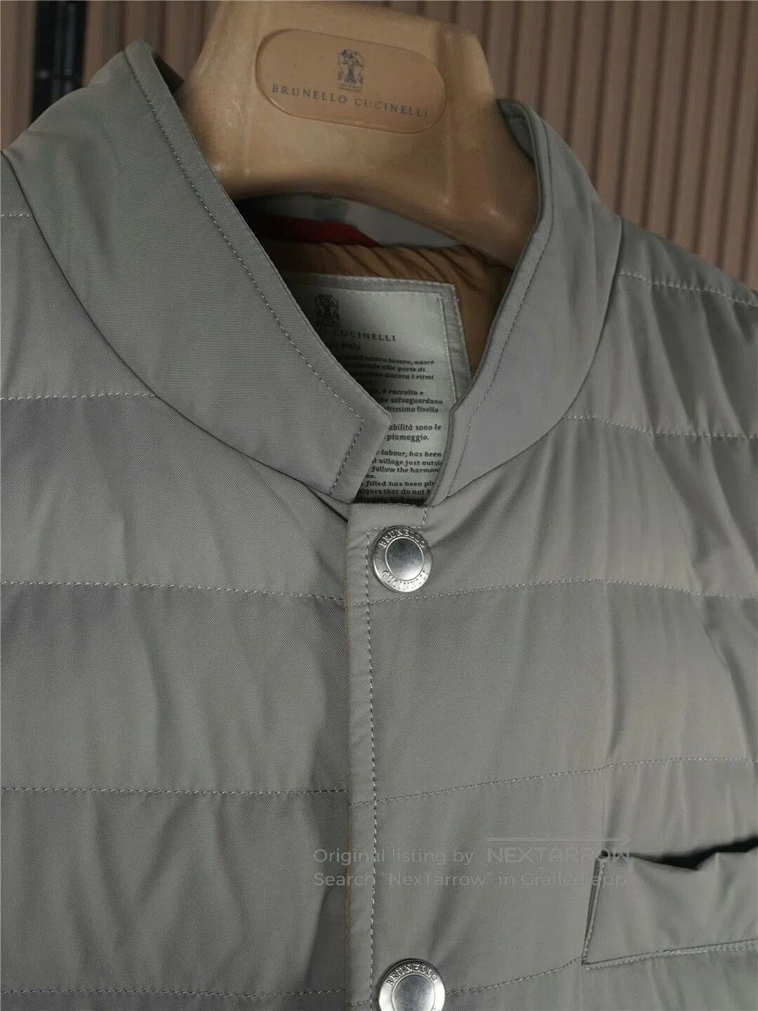 Brunello Cucinelli Brunello Cucinelli Lightweight Down Vest. Size US L / EU 52-54 / 3 - 6 Thumbnail