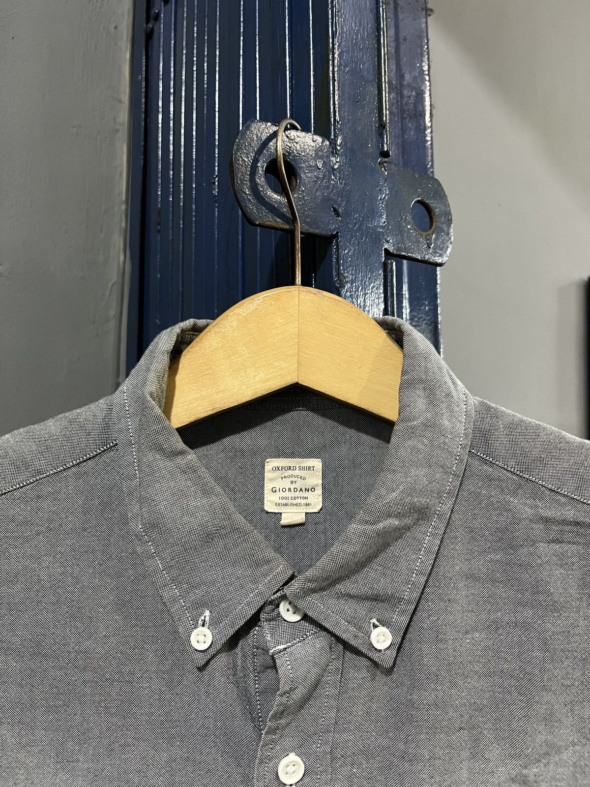 Giordano Giordano chambray button ups shirt long sleeve Size US L / EU 52-54 / 3 - 8 Thumbnail
