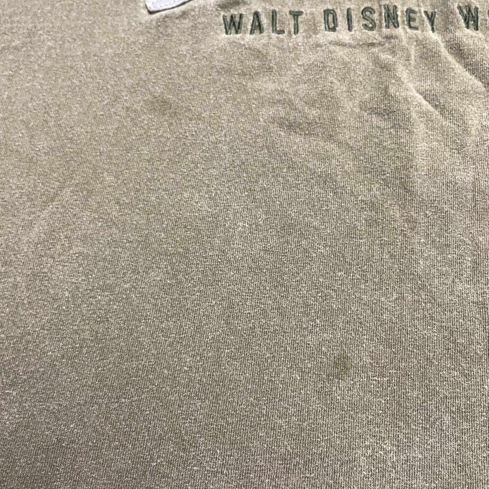 Disney Disney T-Shirt Mens 2XL Green Embroidered Crew Neck Mickey Mouse Vintage Long Sleeve Shirt Size US XXL / EU 58 / 5 - 6 Thumbnail