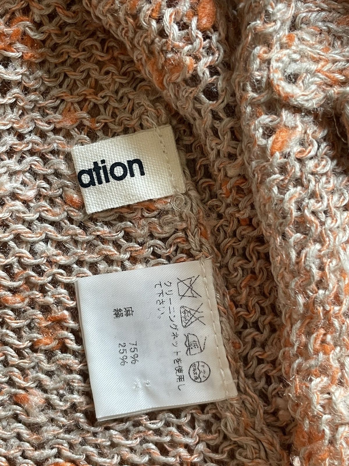 Issey Miyake Plantation Crochet Knitted Sweatshirt Size M / US 6-8 / IT 42-44 - 6 Thumbnail