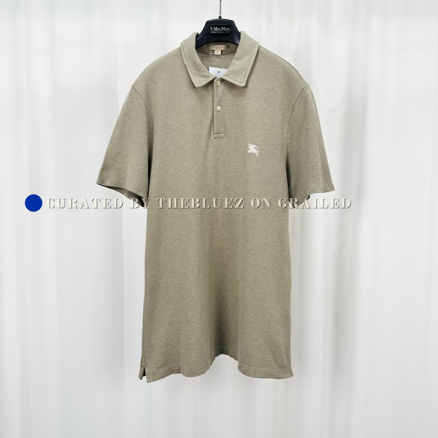 Burberry Burberry Embroidered Horse Polo Shirt Size US L / EU 52-54 / 3 - 1 Thumbnail