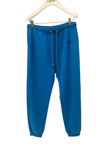 Lanvin o1w1db10225 Embroidered Jogging in Pristine Blue Size US 34 / EU 50 - 1 Thumbnail