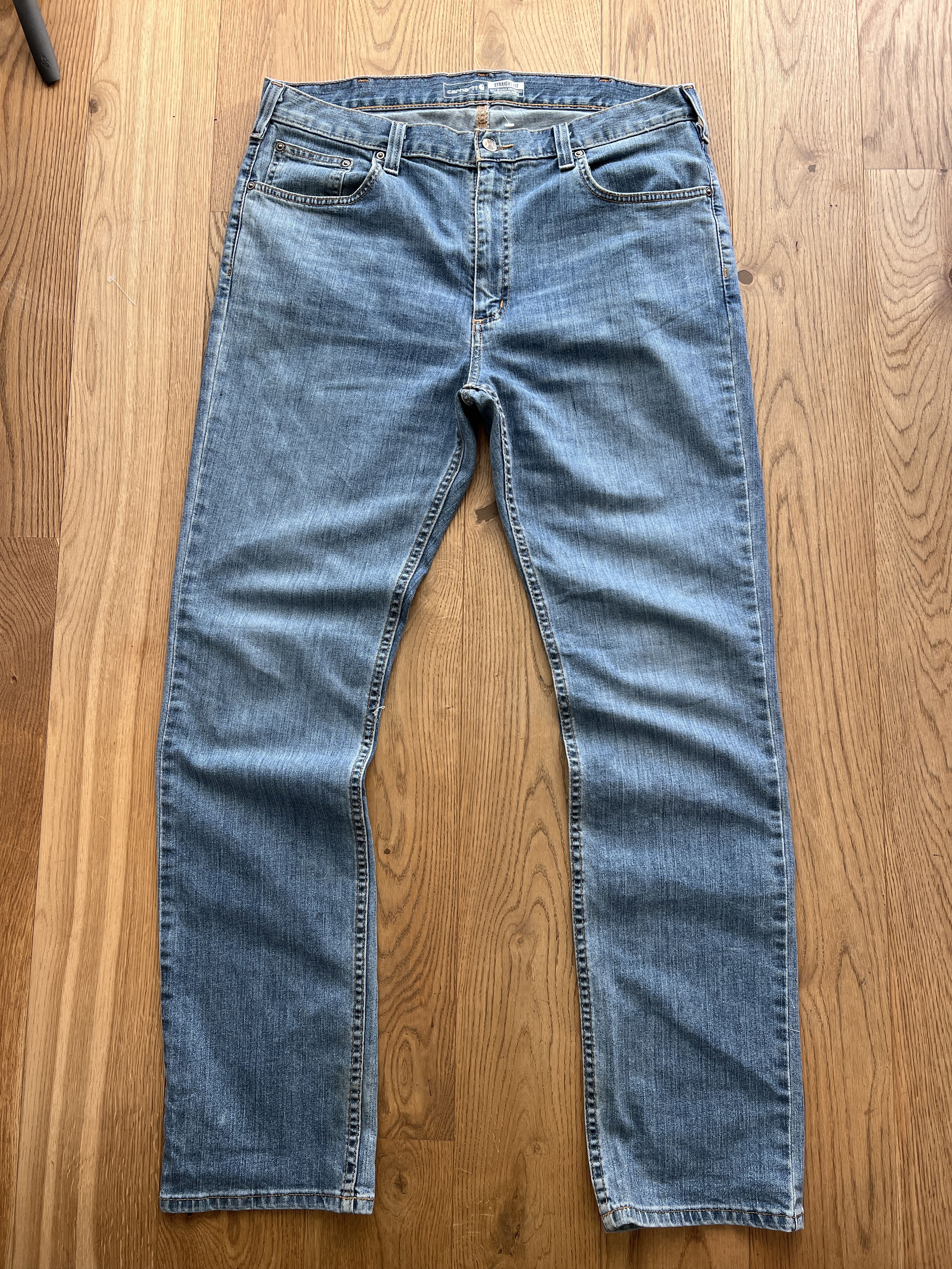 Carhartt Carhartt workwear vintage 2000s Rugged Flex retro denim jean Size US 36 / EU 52 - 13 Thumbnail