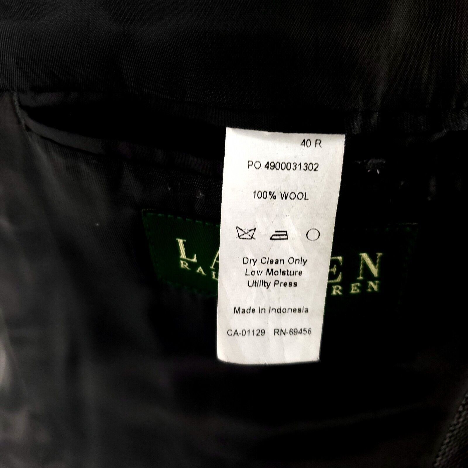 Lauren Ralph Lauren Lauren Ralph Lauren Wool 3 Button Sport Coat 38R Gray Hounds Size 38R - 9 Thumbnail