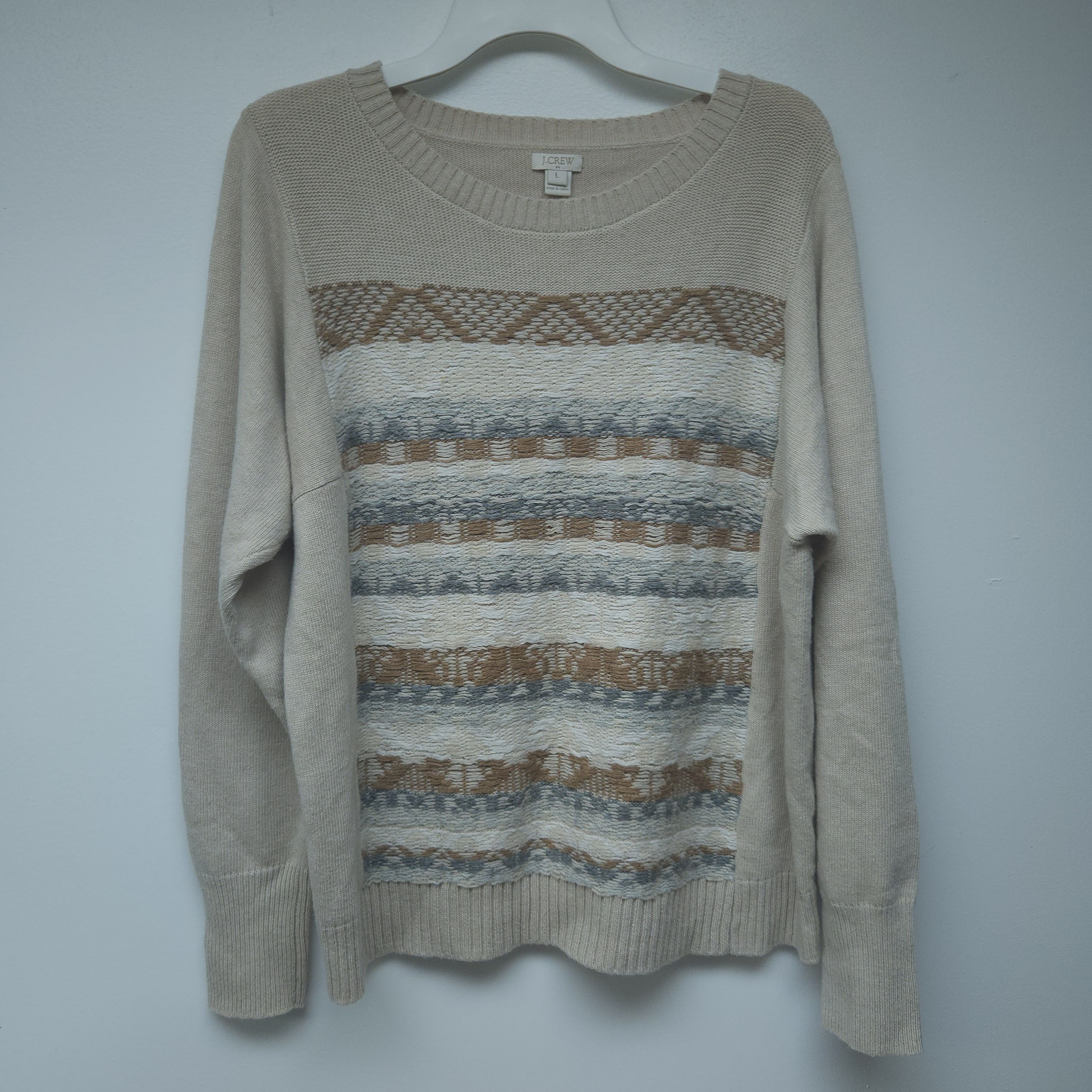 J.Crew × Vintage Vintage J. Crew V-Neck Sweater Size US L / EU 52-54 / 3 - 1 Thumbnail