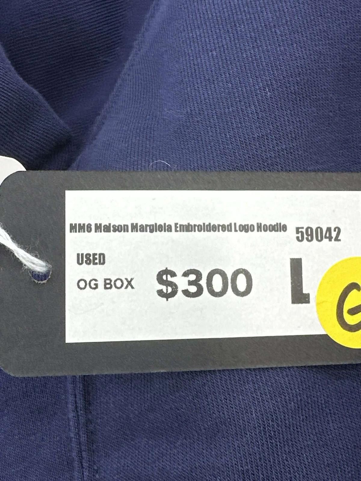 Other MM6 Maison Margiela Embroidered Logo Hoodie L Size US L / EU 52-54 / 3 - 5 Thumbnail