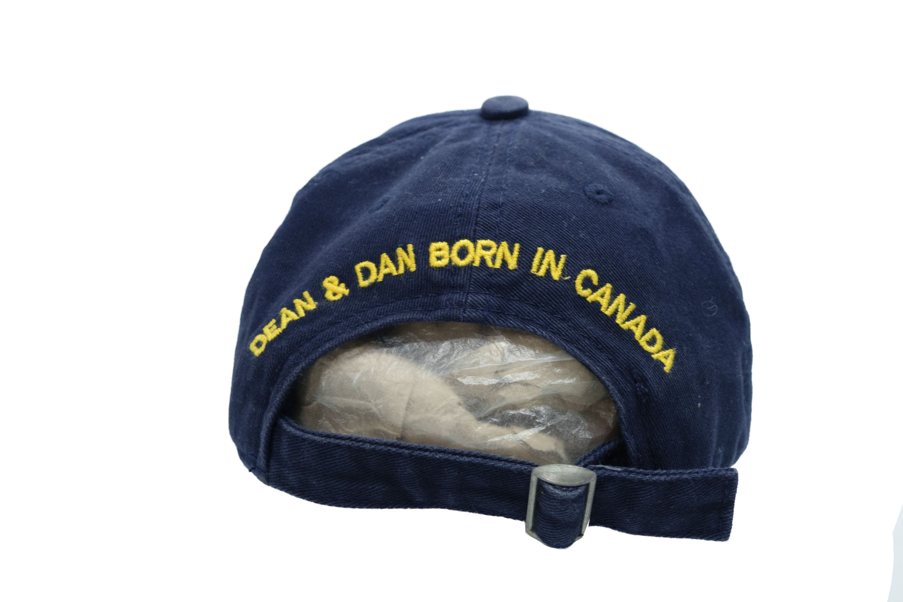 Dsquared2 Distressed 'Fuck All But The Flag' Canada Patch Logo Cap Size ONE SIZE - 4 Thumbnail