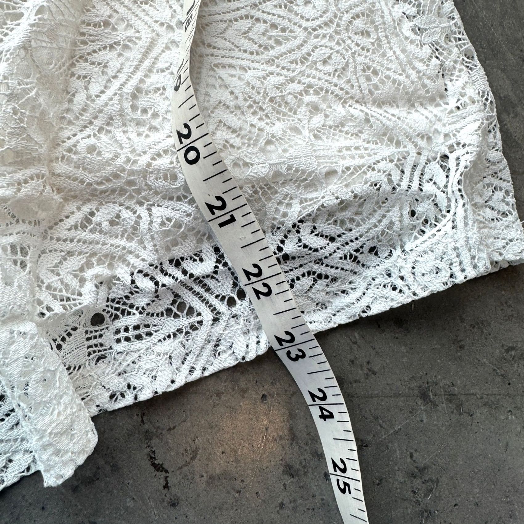 Vintage VINTAGE White House Black Market Blouse Cold-Shoulder Lace Shirt Womens Medium Size M / US 6-8 / IT 42-44 - 6 Thumbnail