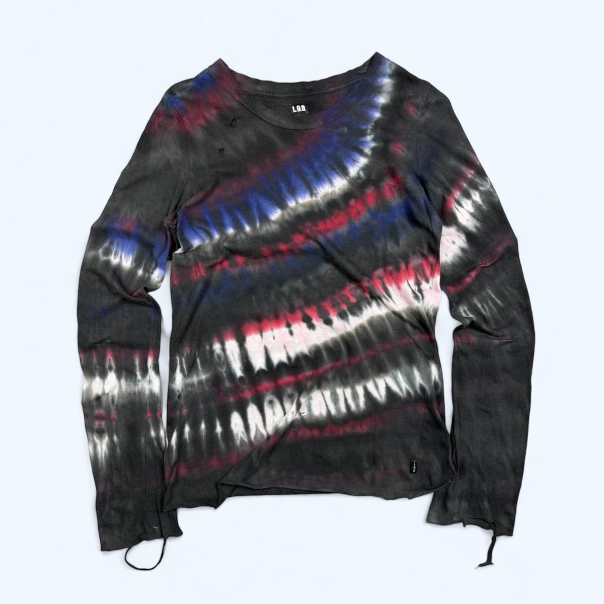 Le Grande Bleu (L.G.B.) L.G.B. Legran de Bleu distressed longsleeve size 3 Size US M / EU 48-50 / 2 - 1 Thumbnail