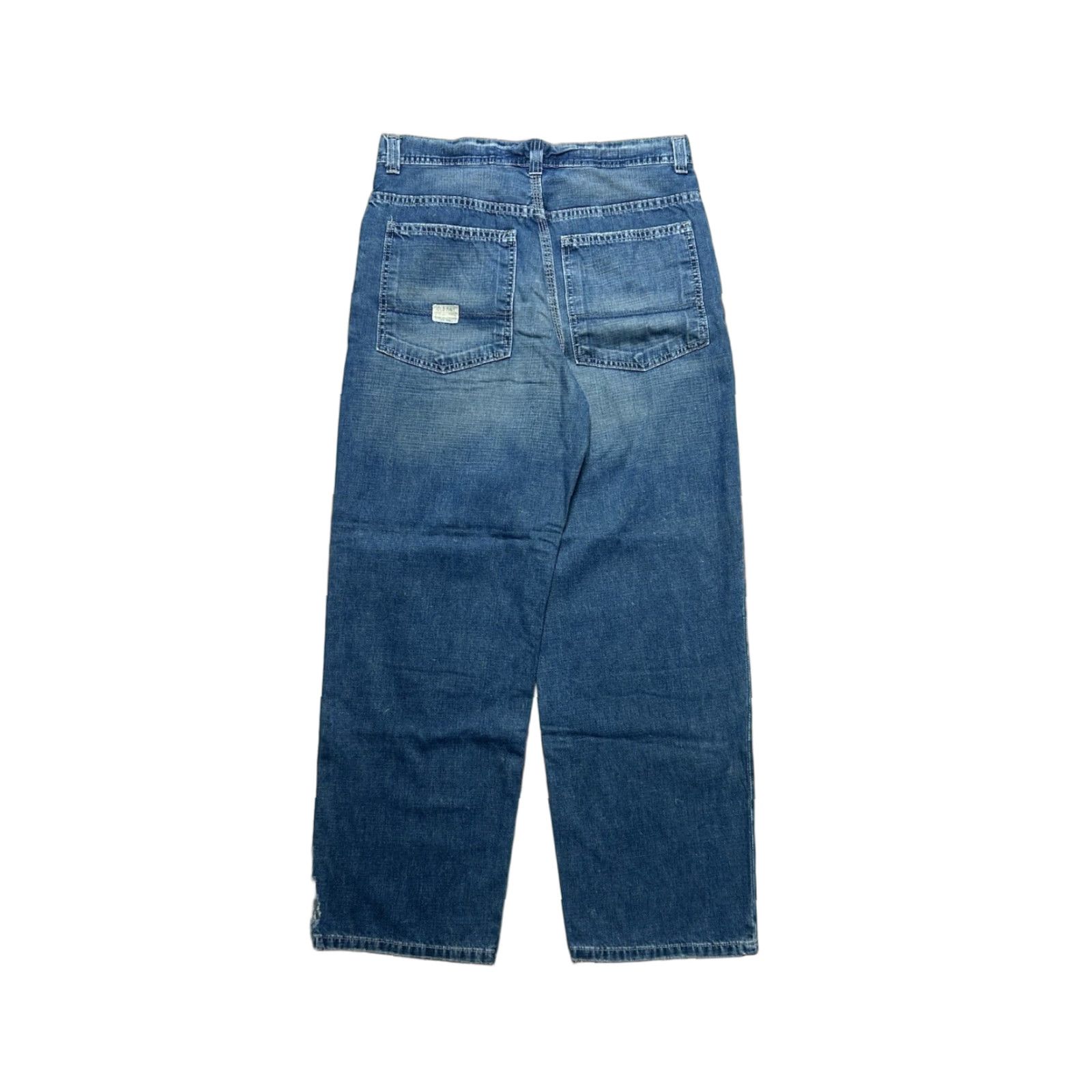 Old Navy VINTAGE Old Navy Jeans Men 32x30 Denim Wide-Leg Mechanics Baggy Skater Workwear Blue Size US 32 / EU 48 - 1 Thumbnail