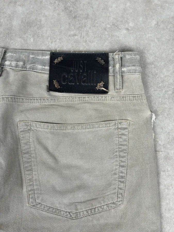 Just Cavalli AW2004 Cavalli Grey Two Tone Denim Jeans Size US 32 / EU 48 - 8 Thumbnail