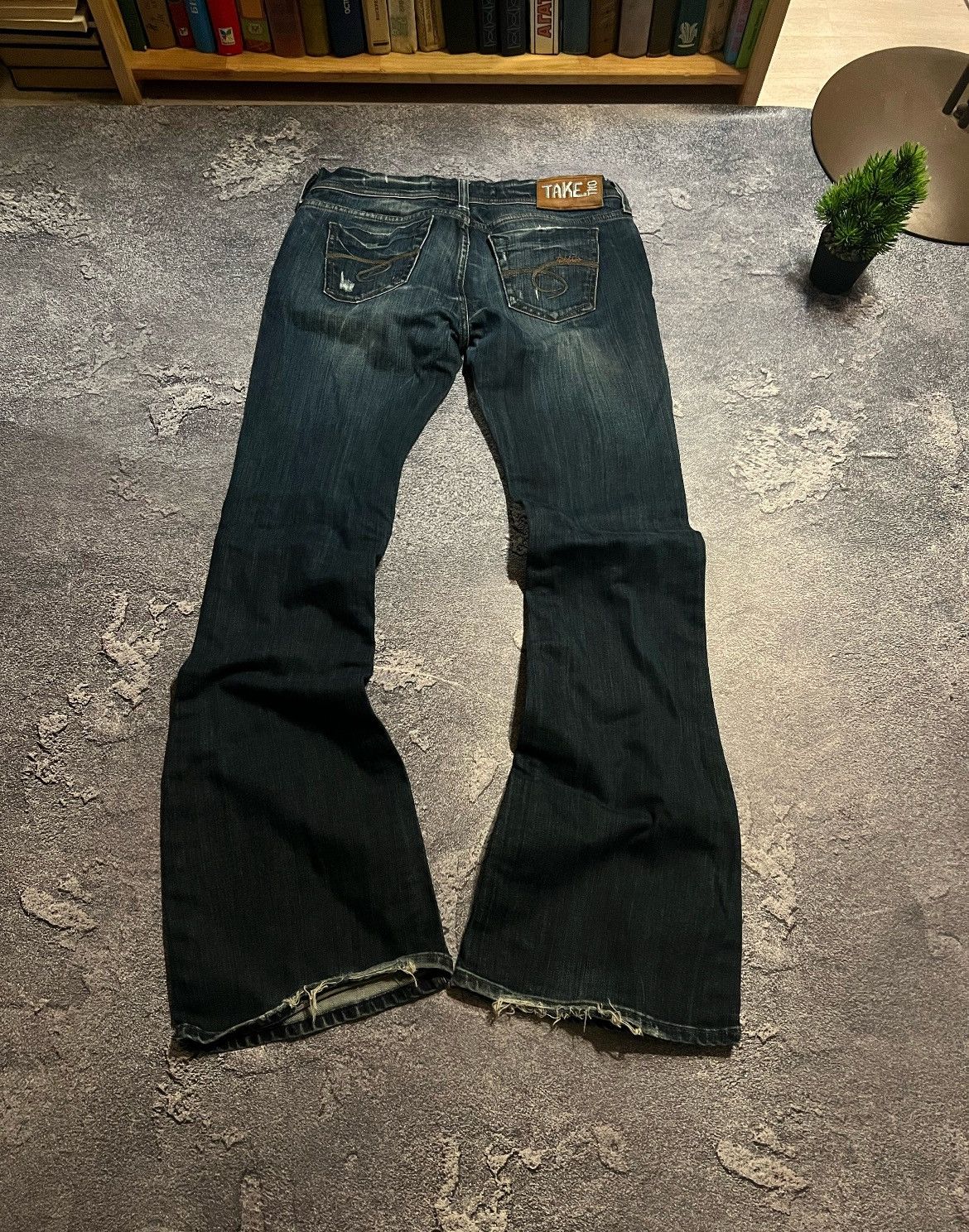 Y2K Baggy Black Opium Pocket Jeans Gothic Pants Oversized