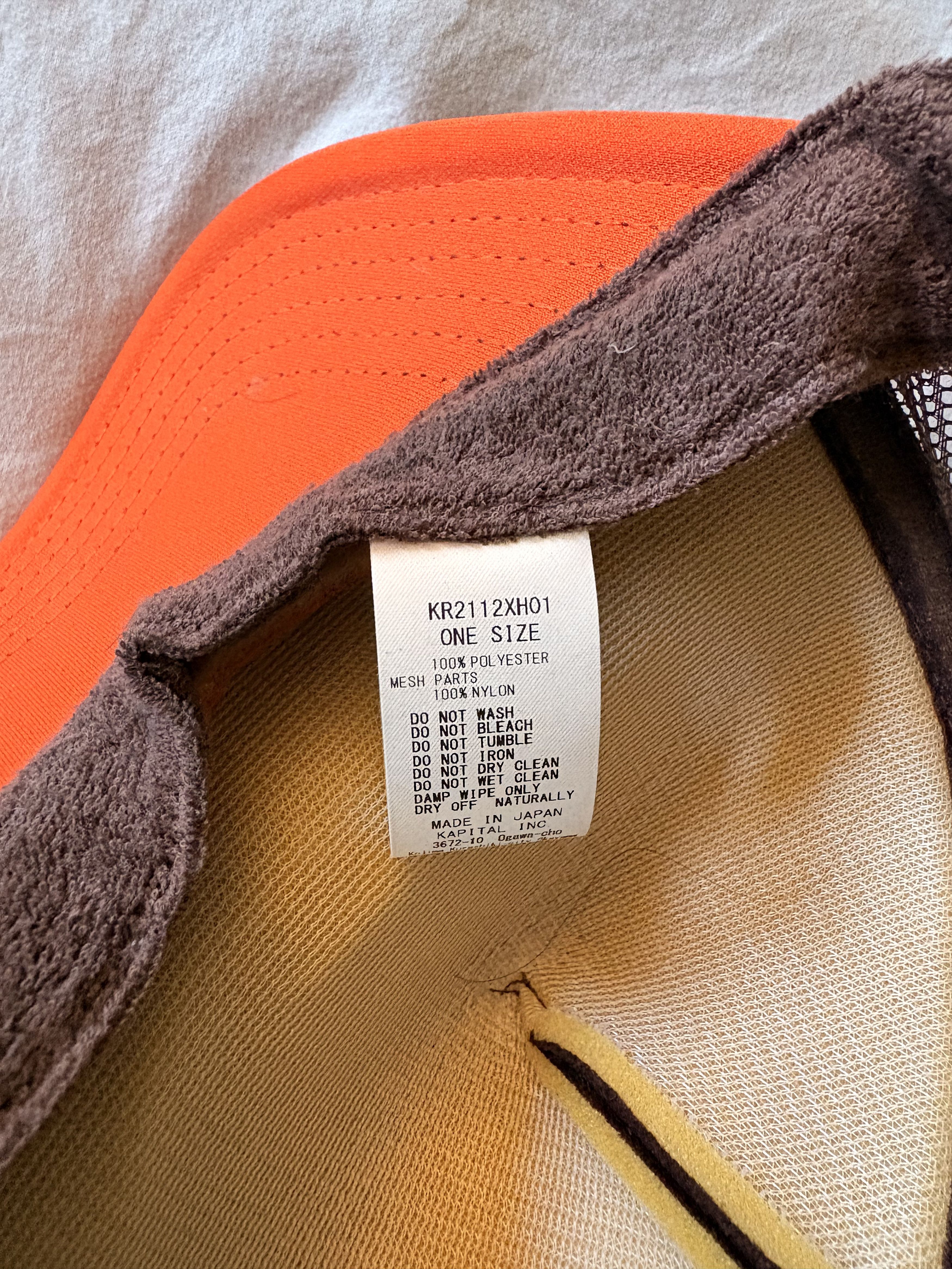 Kapital Century Denim Coating Service Truck Cap Size ONE SIZE - 5 Thumbnail