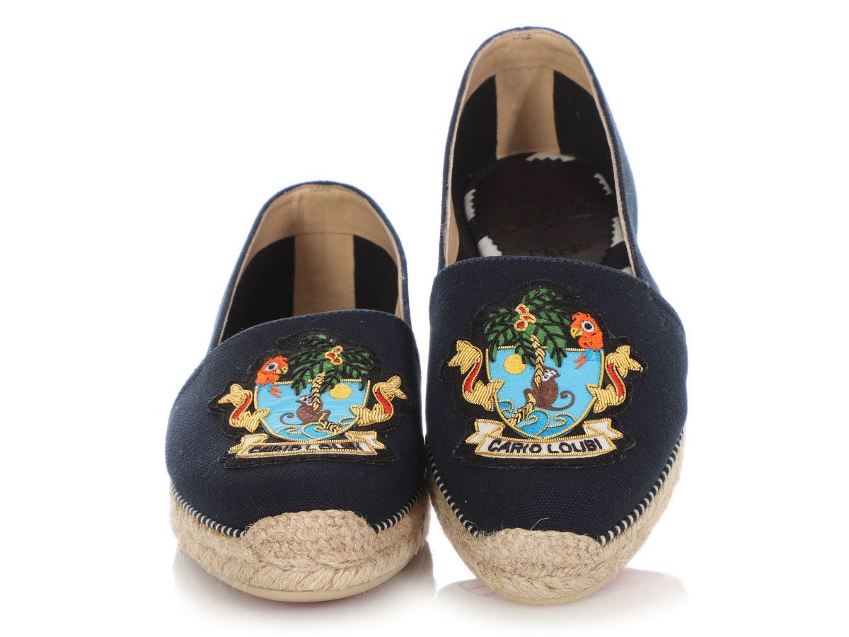 Christian Louboutin Christian Louboutin Lougalia Espadrille Flats – Size 6 Size US 6 / IT 36 - 1 Thumbnail