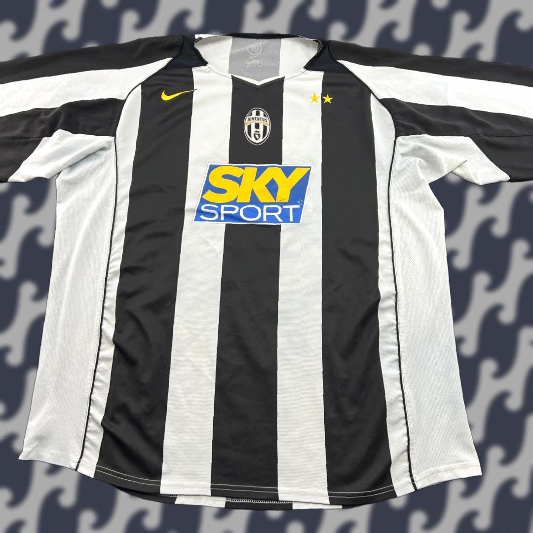 Nike Nike Juventus 2004 2005 Home Mens Football Jersey T-Shirt 2XL XXL Multicolor Short Sleeve Jersey Mens Nike Shirt Size US XXL / EU 58 / 5 - 1 Thumbnail
