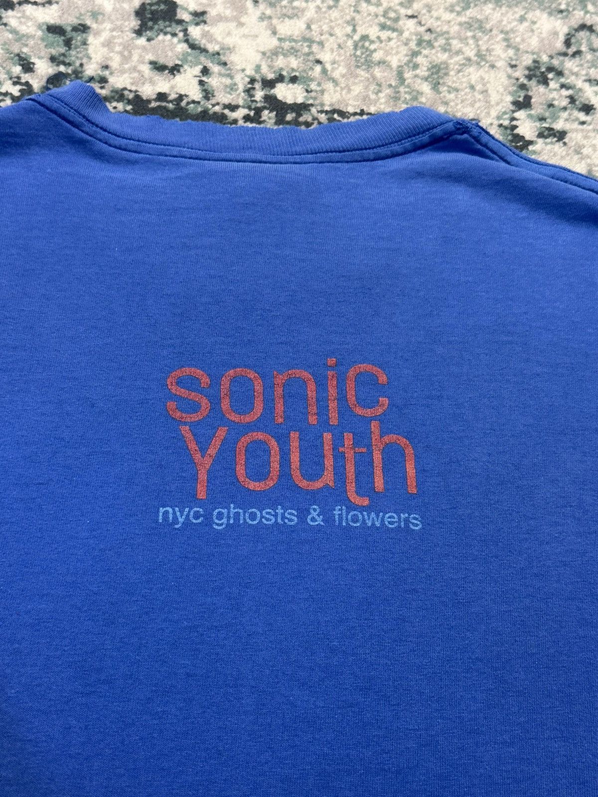 Band Tees × Vintage 2000 Sonic Youth NYC Ghosts & Flowers Vintage Tee Size US M / EU 48-50 / 2 - 16 Thumbnail