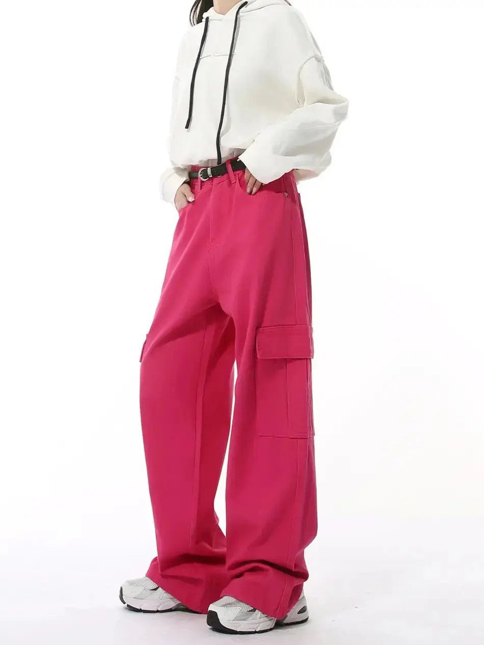 Japanese Brand Retro loose pocket straight leg jeans Size US 32 / EU 48 - 3 Thumbnail