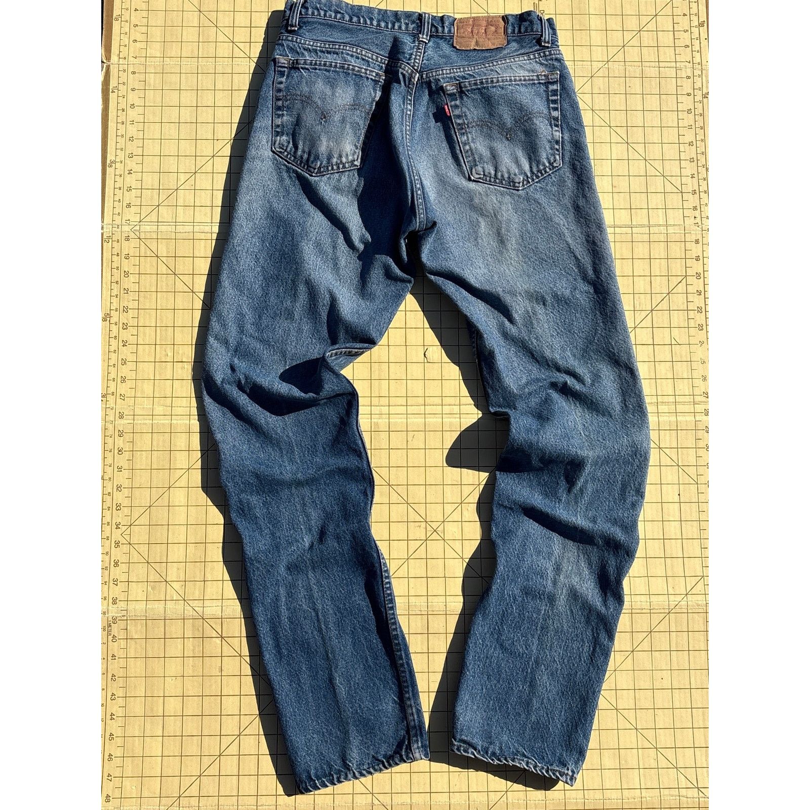 Levi's Vintage 80s Levi’s 505 0217 zipper fly USA made 35x36(33x36) Size US 33 - 2 Thumbnail