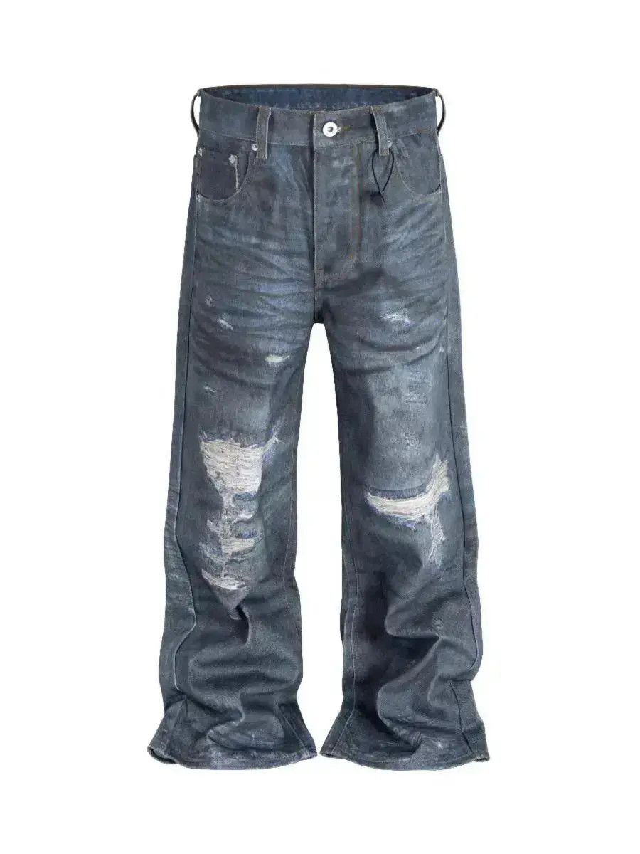 Japanese Brand Washed vintage street hip hop baggy y2k jeans Size US 34 / EU 50 - 1 Thumbnail