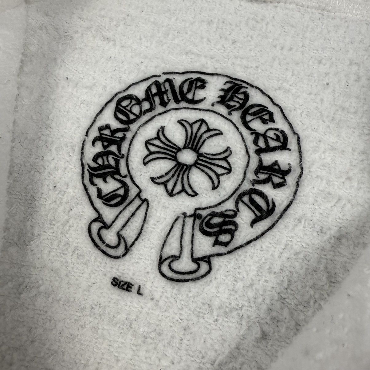 Chrome Hearts Chrome Hearts Vintage Horseshoe ‘White’ Zip Hoodie Size US L / EU 52-54 / 3 - 10 Thumbnail