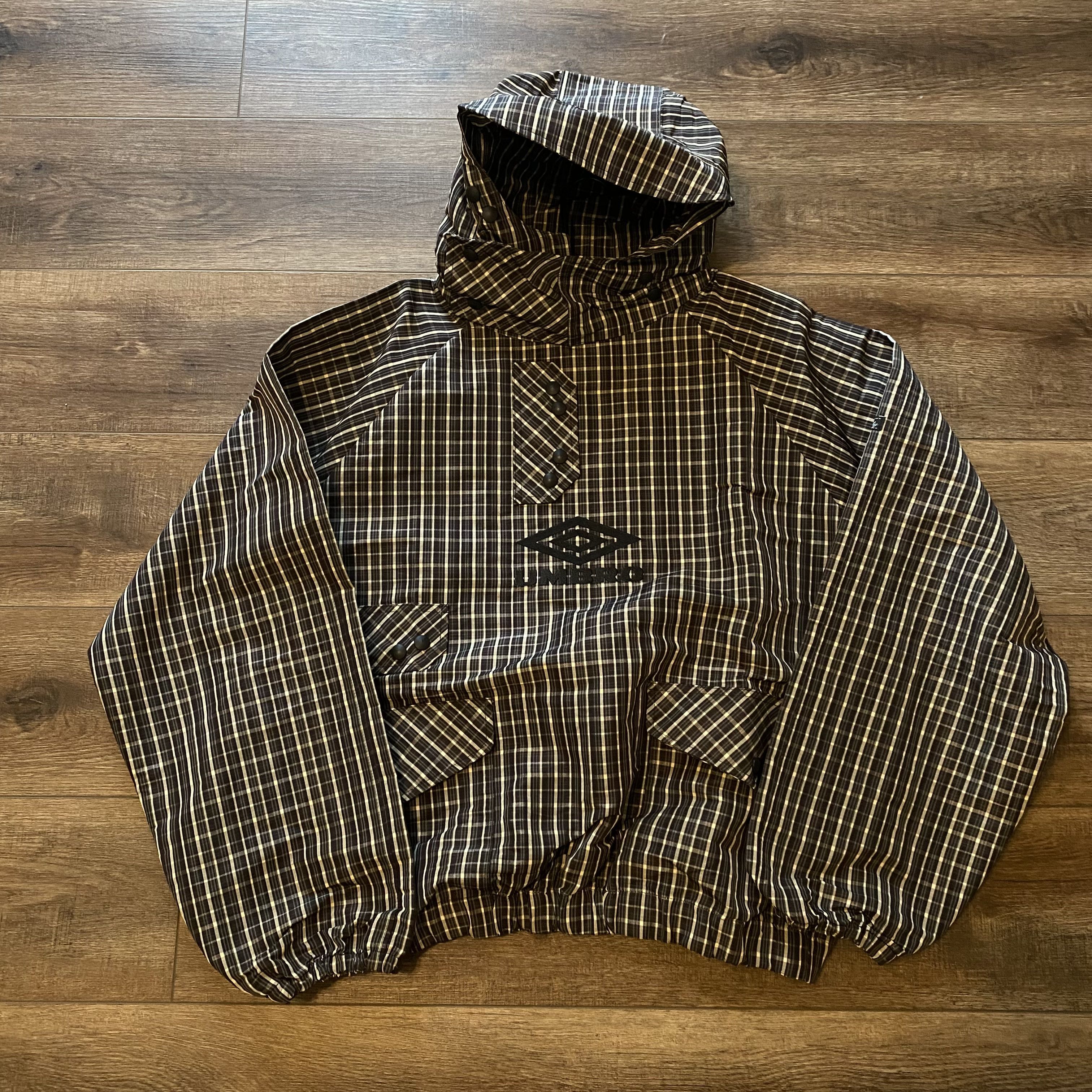 Slam Jam × Umbro UMBRO Slam Jam Penalty Culture Masked Hood Plaid