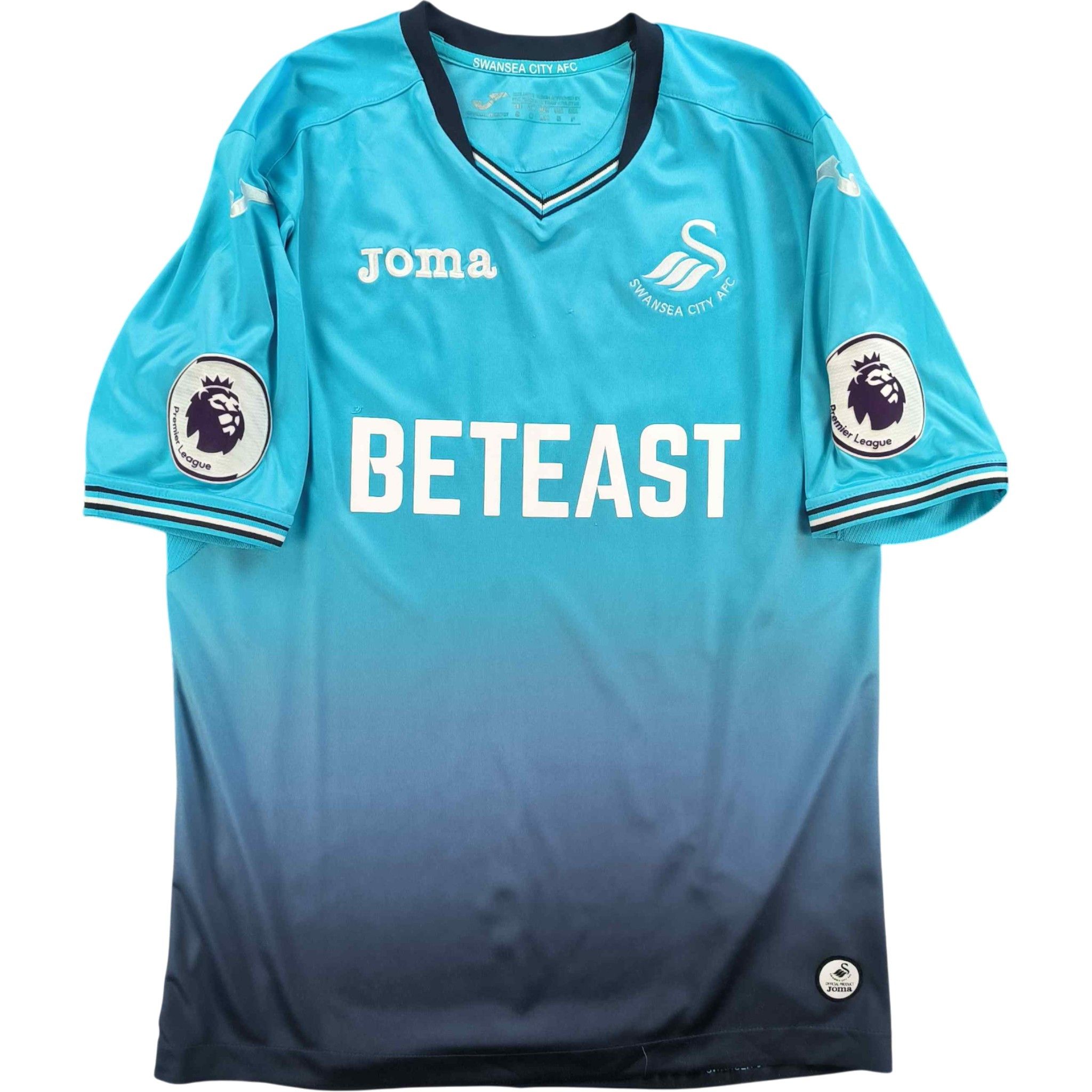 Joma Swansea City 16-17 Joma away Ki Sung-yeung football jersey S Size US S / EU 44-46 / 1 - 2 Thumbnail