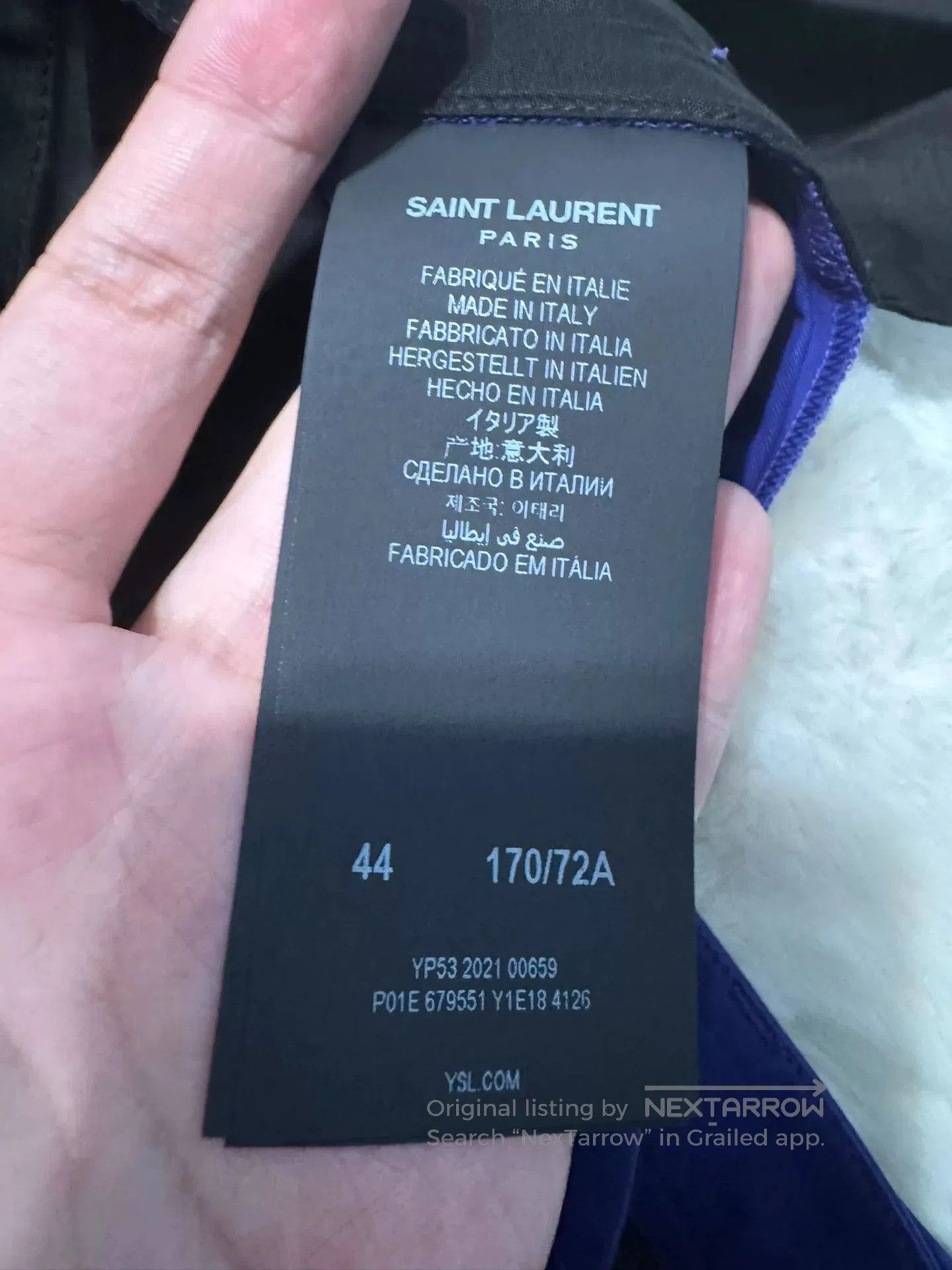 Saint Laurent Paris Saint Laurent Men's Casual Trousers. Size US 28 / EU 44 - 4 Thumbnail