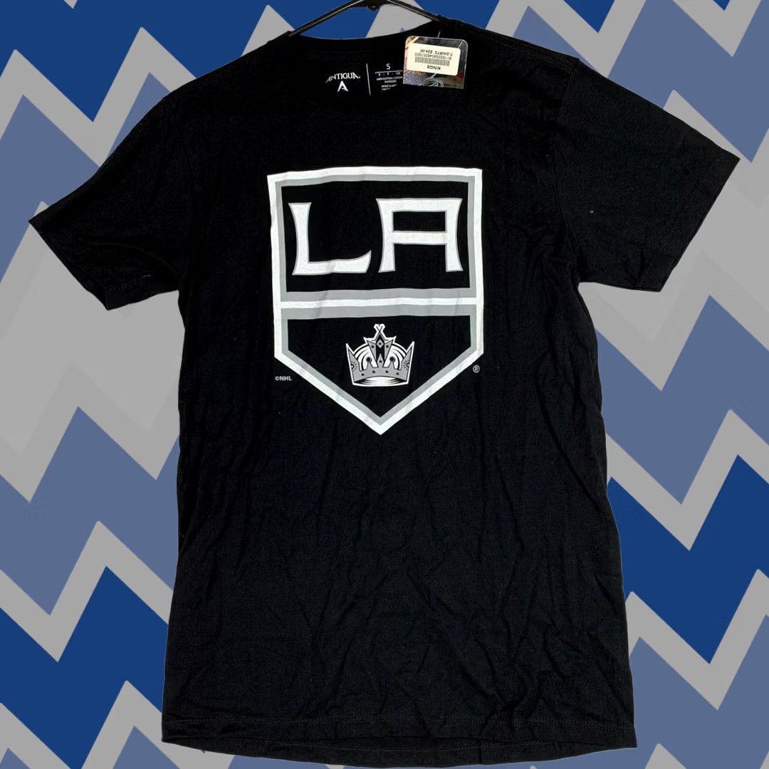 NHL VINTAGE Los Angeles Kings T-Shirt Antigua Black Small Mens Casual Size US S / EU 44-46 / 1 - 1 Thumbnail