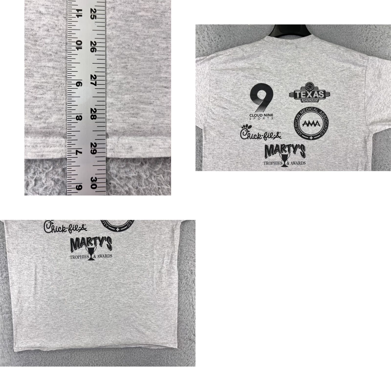 Vintage Knights Defend The Kingdom Shirt Mens XL Gray Short Sleeve Crew Neck T-Shirt Logo, Outdoor, Retro, Sports Size US XL / EU 56 / 4 - 9 Thumbnail