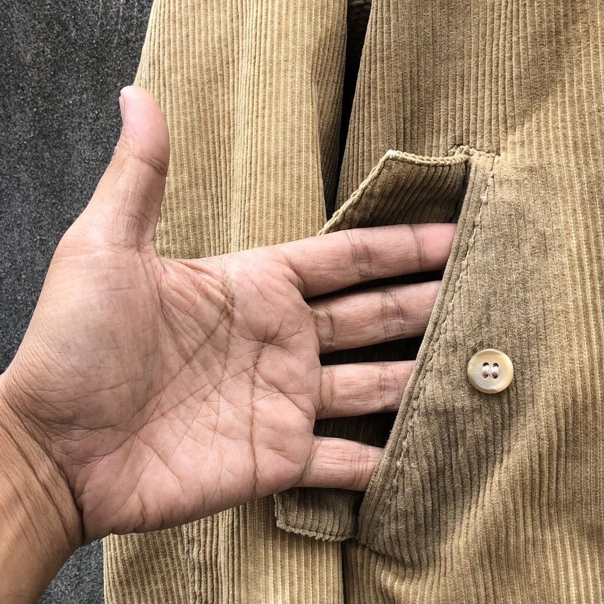 Vintage Vintage 90s Izod Corduroy Bomber Jacket Size US S / EU 44-46 / 1 - 6 Thumbnail