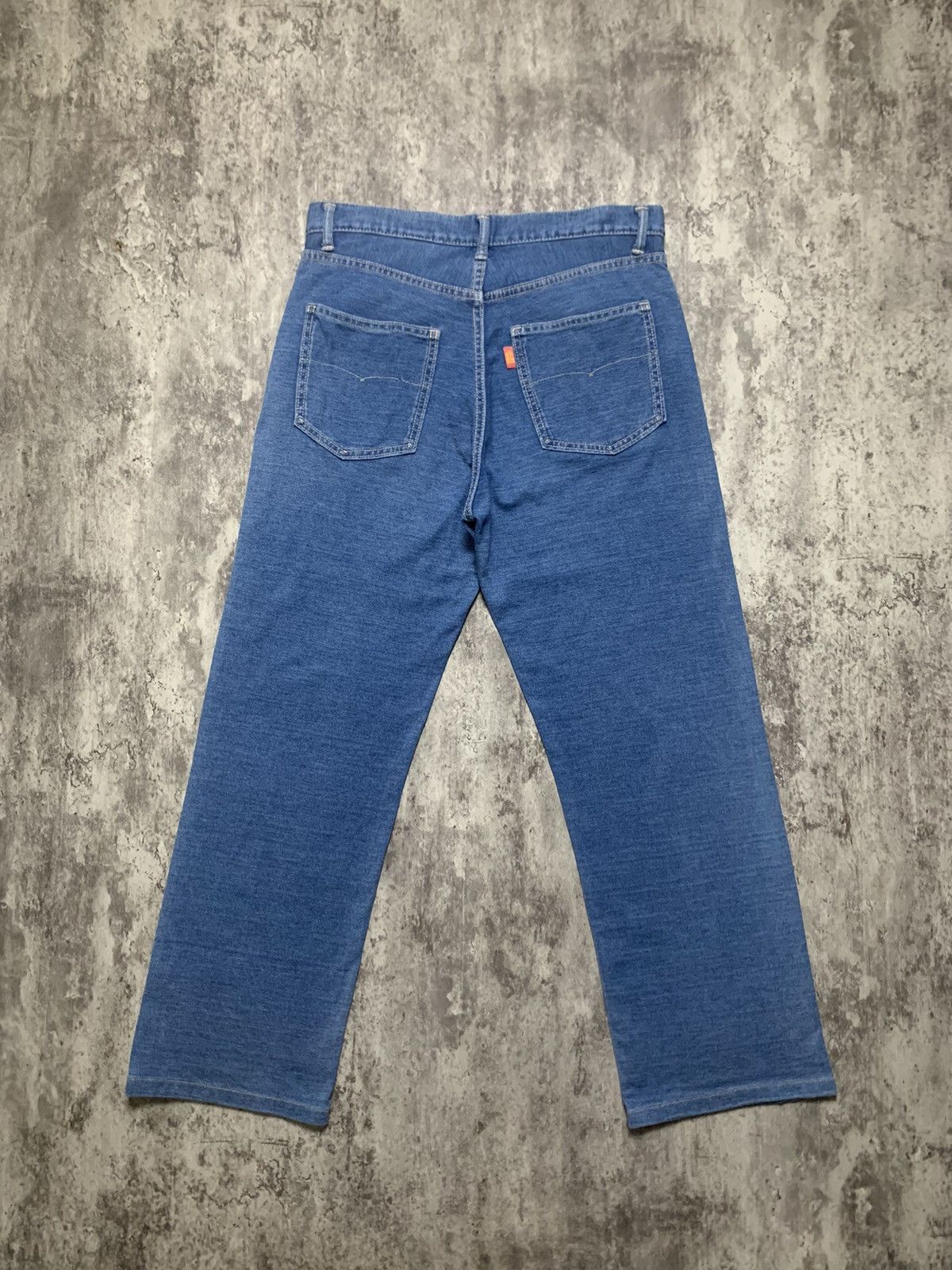 Japanese Brand Vintage 45rpm Studio Soft Denim Wide Pant Size US 32 / EU 48 - 1 Thumbnail