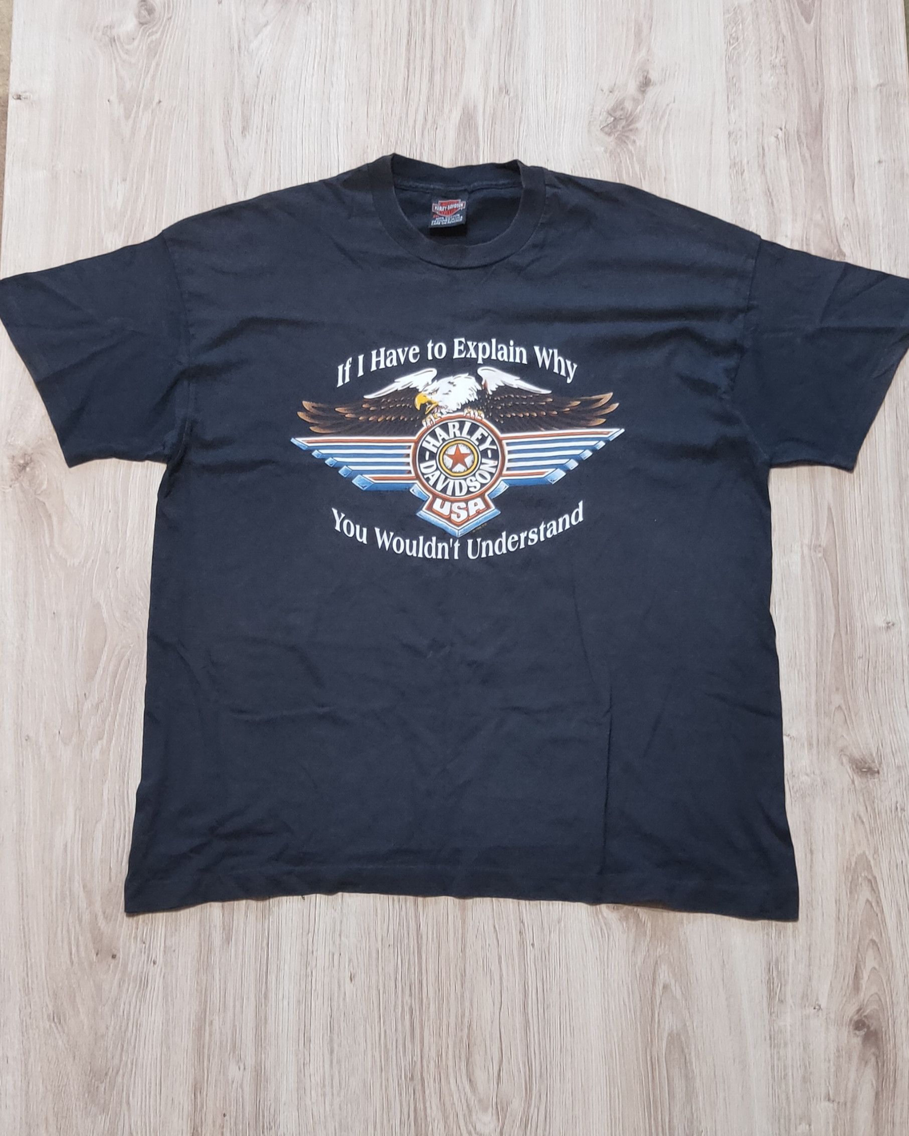 Harley Davidson × Streetwear × Vintage 90s Harley Davidson t-shirt 