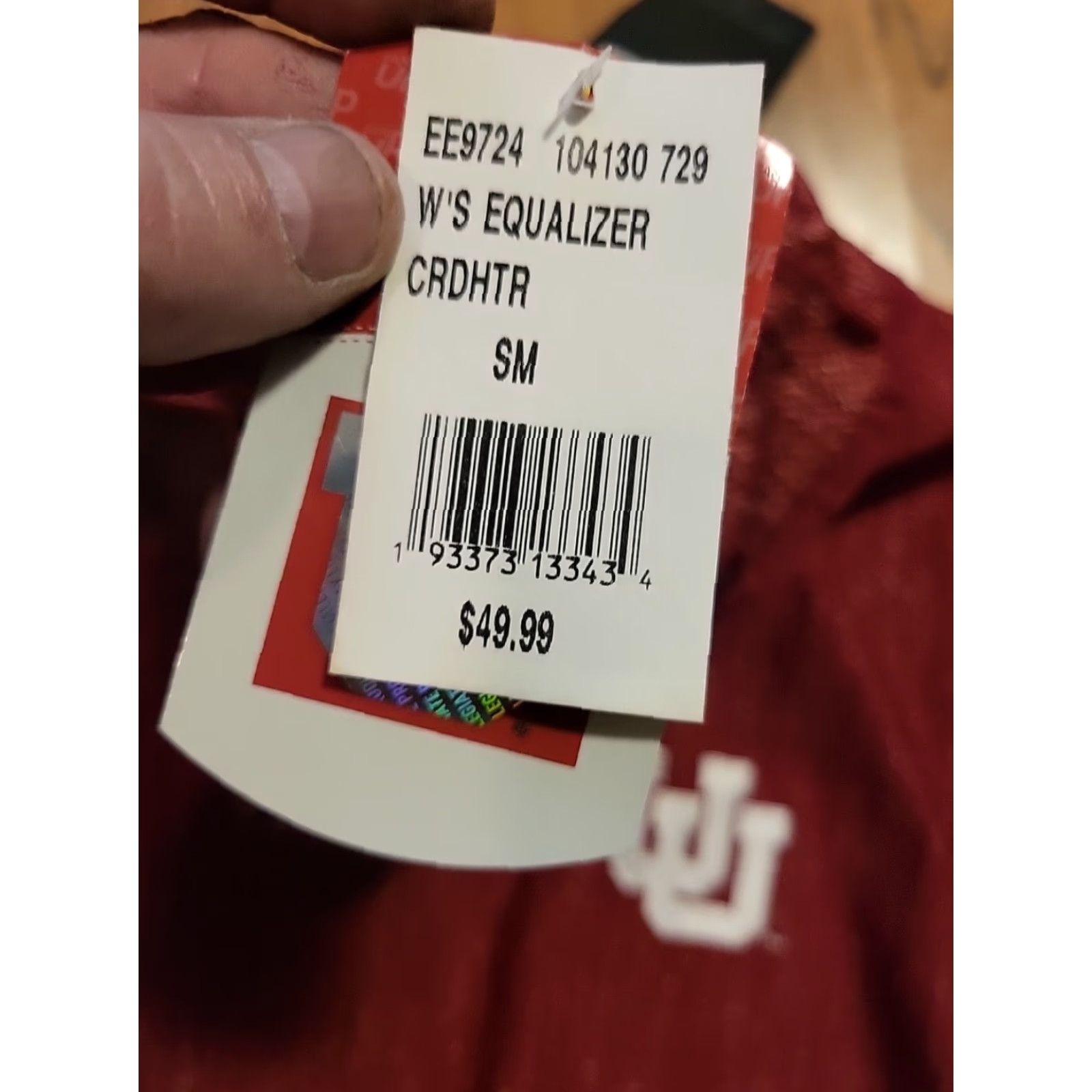 NCAA Women's Small NCAA Utah Utes Turtleneck Activewear Pullover Red NWT Retail 0 Size ONE SIZE - 4 Thumbnail