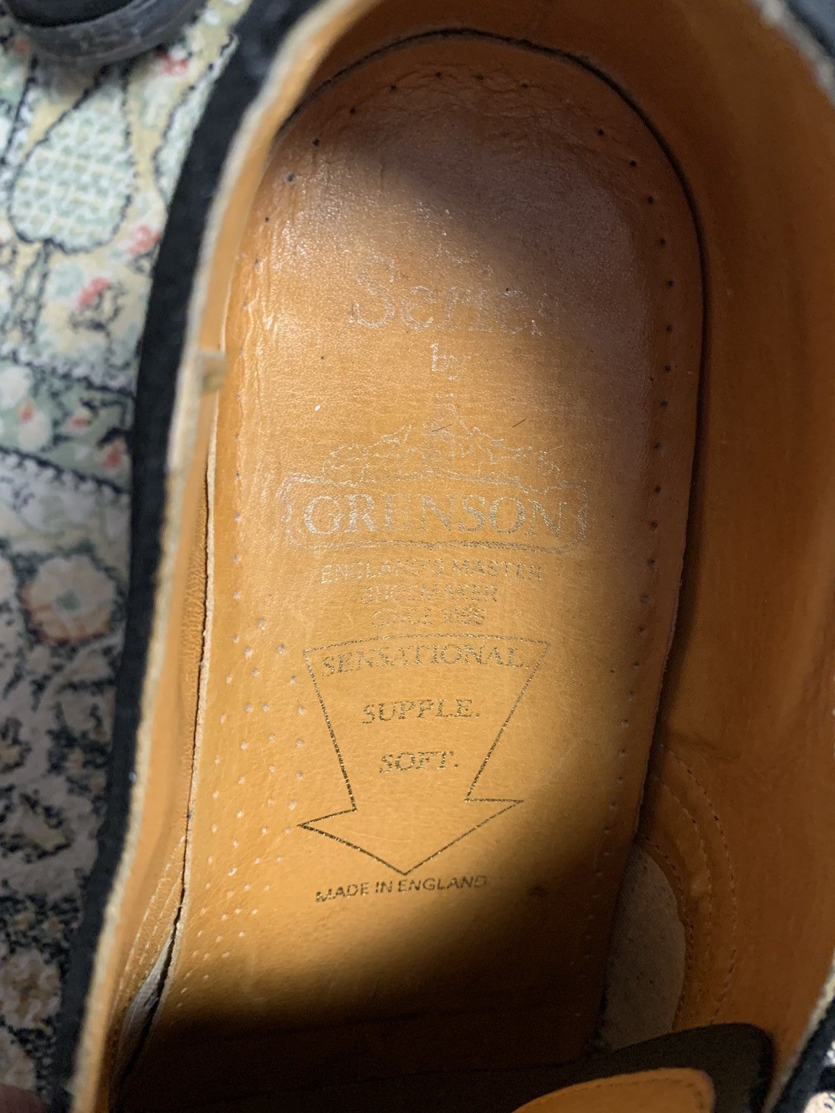 Grenson Beautiful Grenson brogue Suede Black shoes Uk 8 Size US 8 / EU 41 - 12 Thumbnail