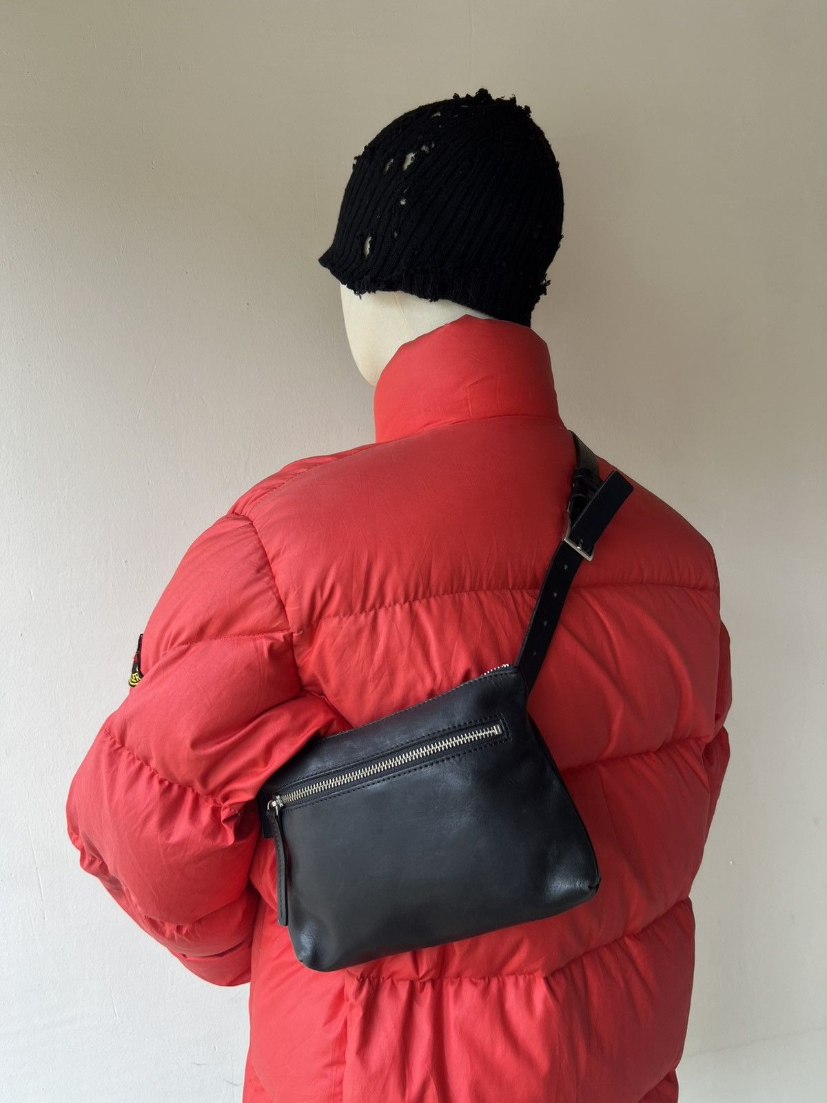 Leather Pour Deux Acce. Japan Patina Leather Chest Bag Size ONE SIZE - 2 Thumbnail