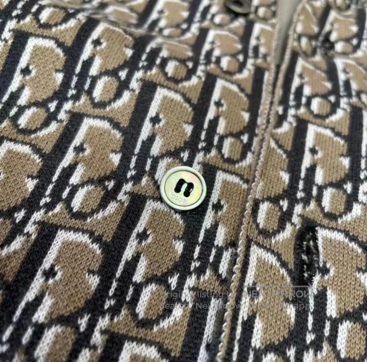 Dior Dior Oblique Knit Shirt Brown. Size US M / EU 48-50 / 2 - 3 Thumbnail