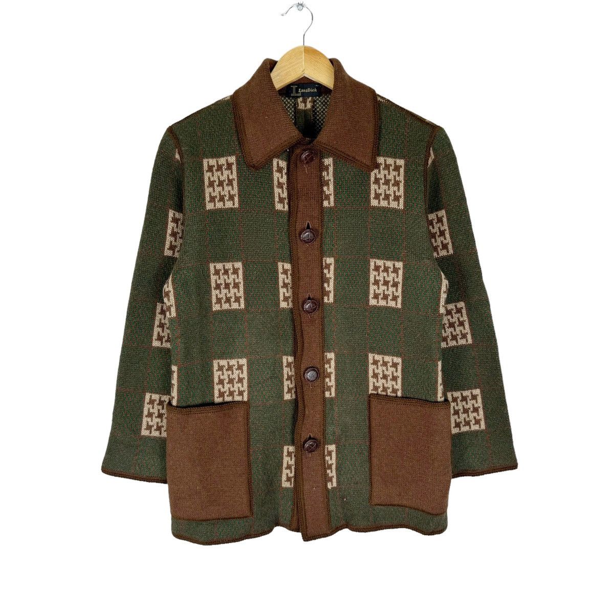 Japanese Brand × Vintage ⚡️70s KOSUGI ART KNITWEAR CARDIGAN SWEATER Size US M / EU 48-50 / 2 - 4 Thumbnail