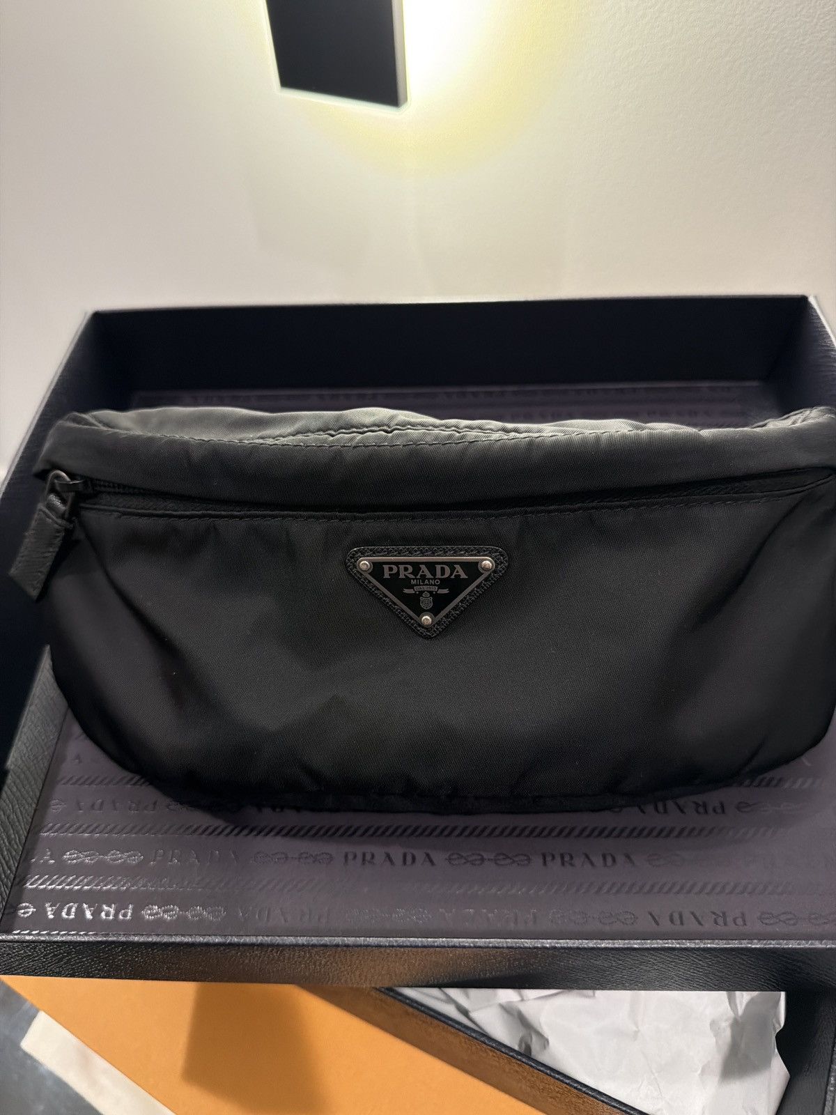 Prada Prada Re-Edition Black Re-Nylon- Excellent Condition Size ONE SIZE - 4 Thumbnail
