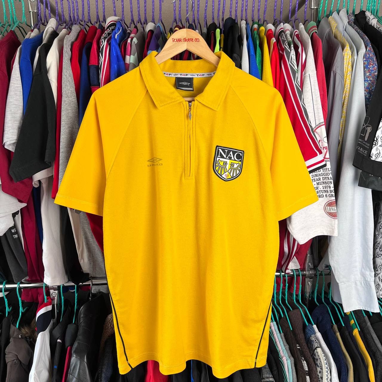 Vintage Umbro NAC Breda Eredivisie Football Soccer Jersey Tshirt Size US L / EU 52-54 / 3 - 2 Thumbnail