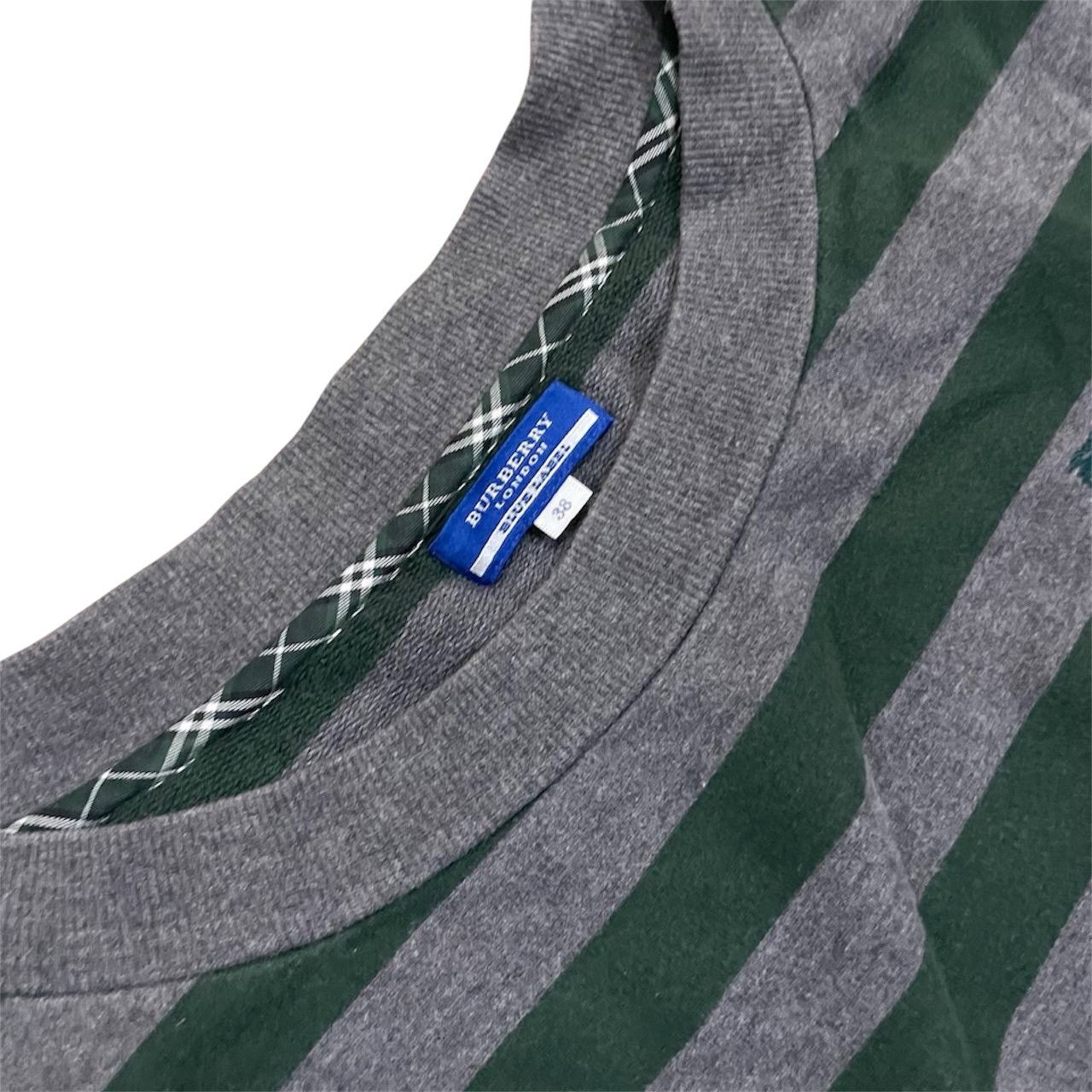 Burberry × Vintage Sleveless Burberry Green Stripe Vest Size US XL / EU 56 / 4 - 3 Thumbnail