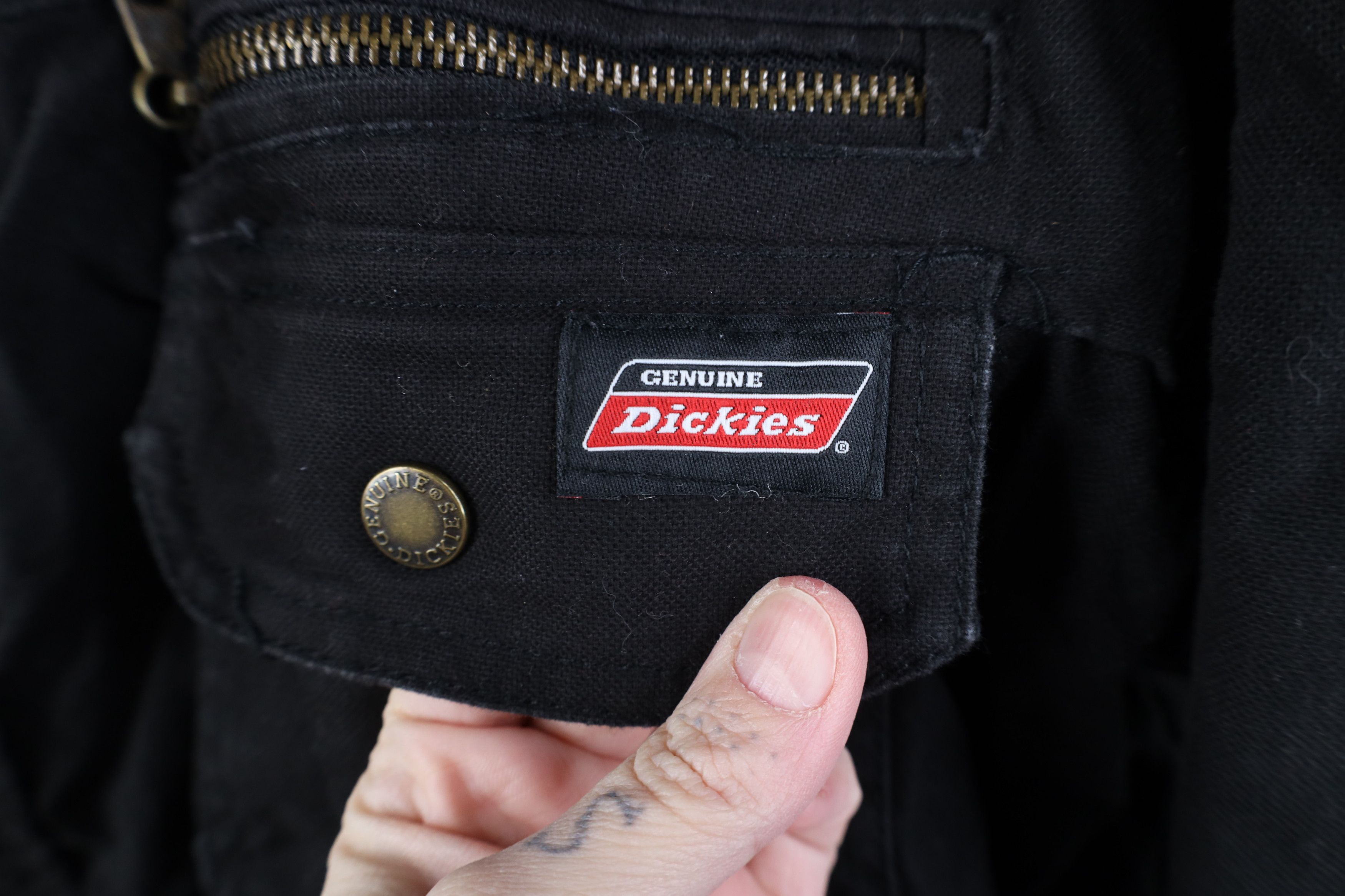 Dickies Vintage Dickies Hooded Canvas Button Shirt Jacket Jac Shirt Size US XL / EU 56 / 4 - 4 Thumbnail