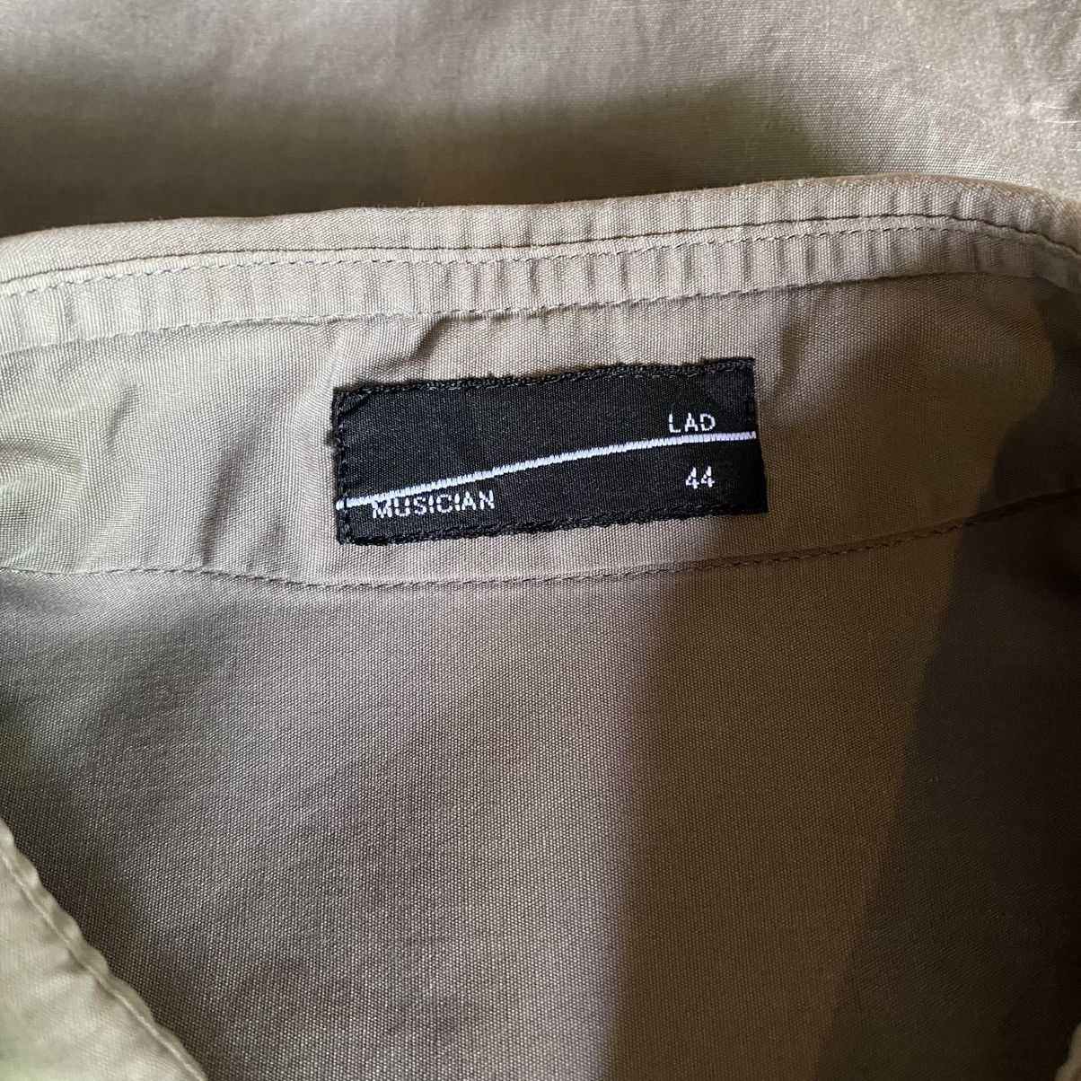 Lad Musician LAD MUSICIAN Taupe Long Sleeve Button-Up Shirt Size US S / EU 44-46 / 1 - 15 Thumbnail