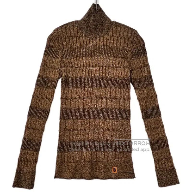 Burberry Burberry Brown Knit Cotton Blend Sweater. Size S / US 4 / IT 40 - 1 Thumbnail