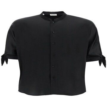 Saint Laurent Paris o1bcso1str0924 Tunic Shirt in Black Size US S / EU 44-46 / 1 - 1 Preview