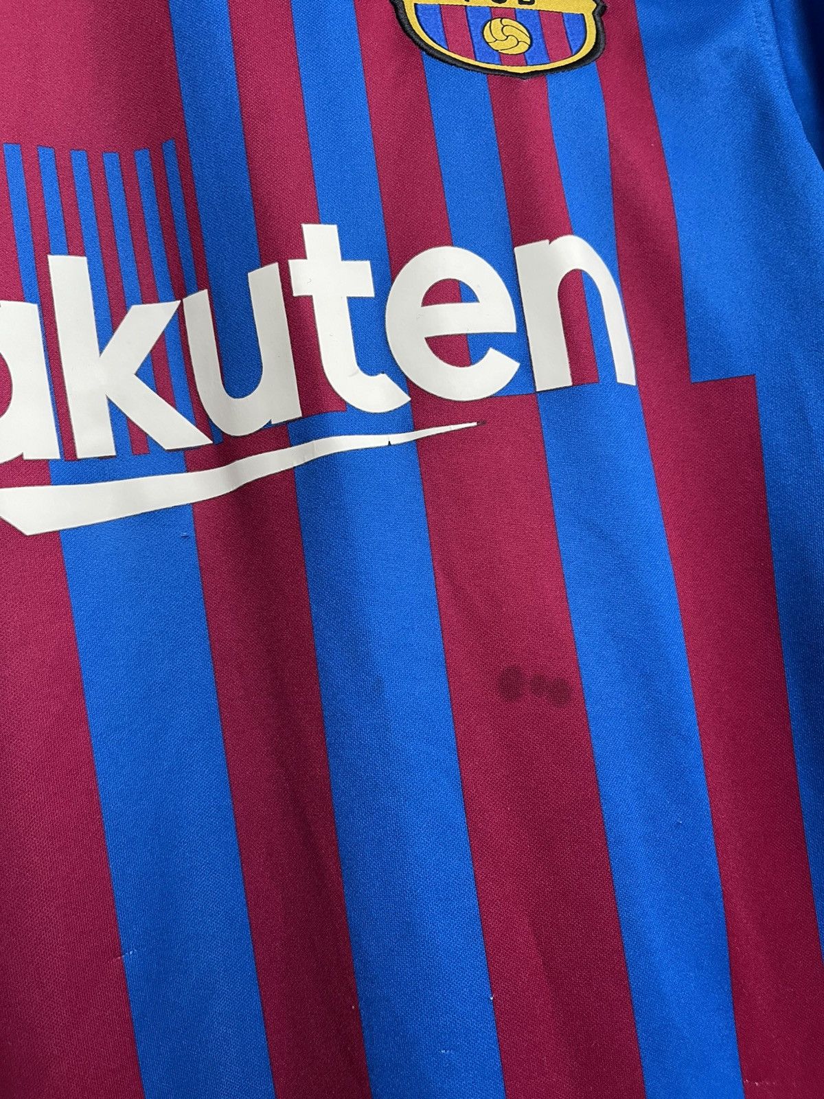 Nike 2021/2022 Nike Barcelona Soccer Jersey T-Shirt Tee Size US S / EU 44-46 / 1 - 13 Thumbnail