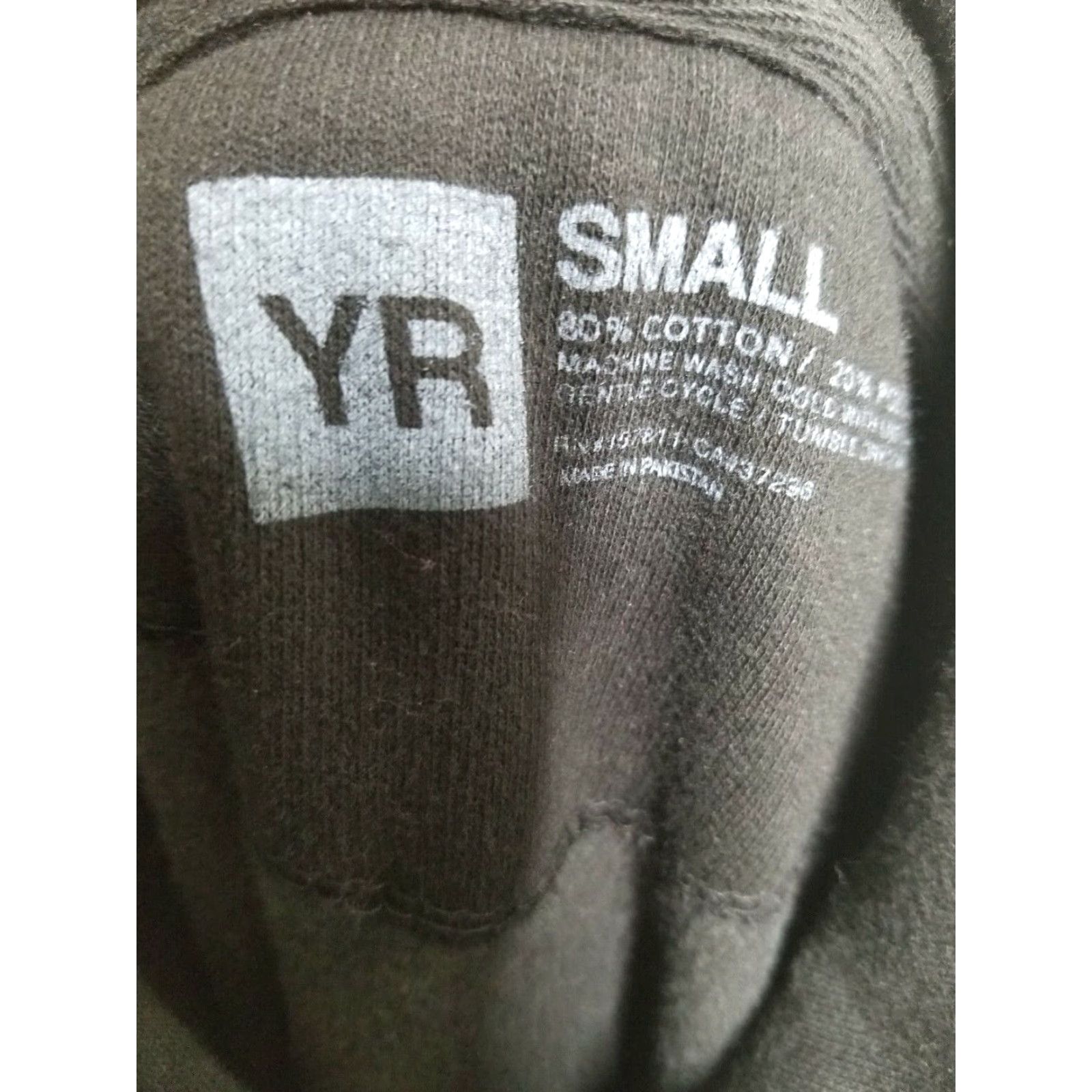 Vintage Young and Reckless Hoodie Men's S Black Logo Graphic Print All Seasons Oakland Raiders Los Angeles Pullover Mens Size US S / EU 44-46 / 1 - 4 Thumbnail