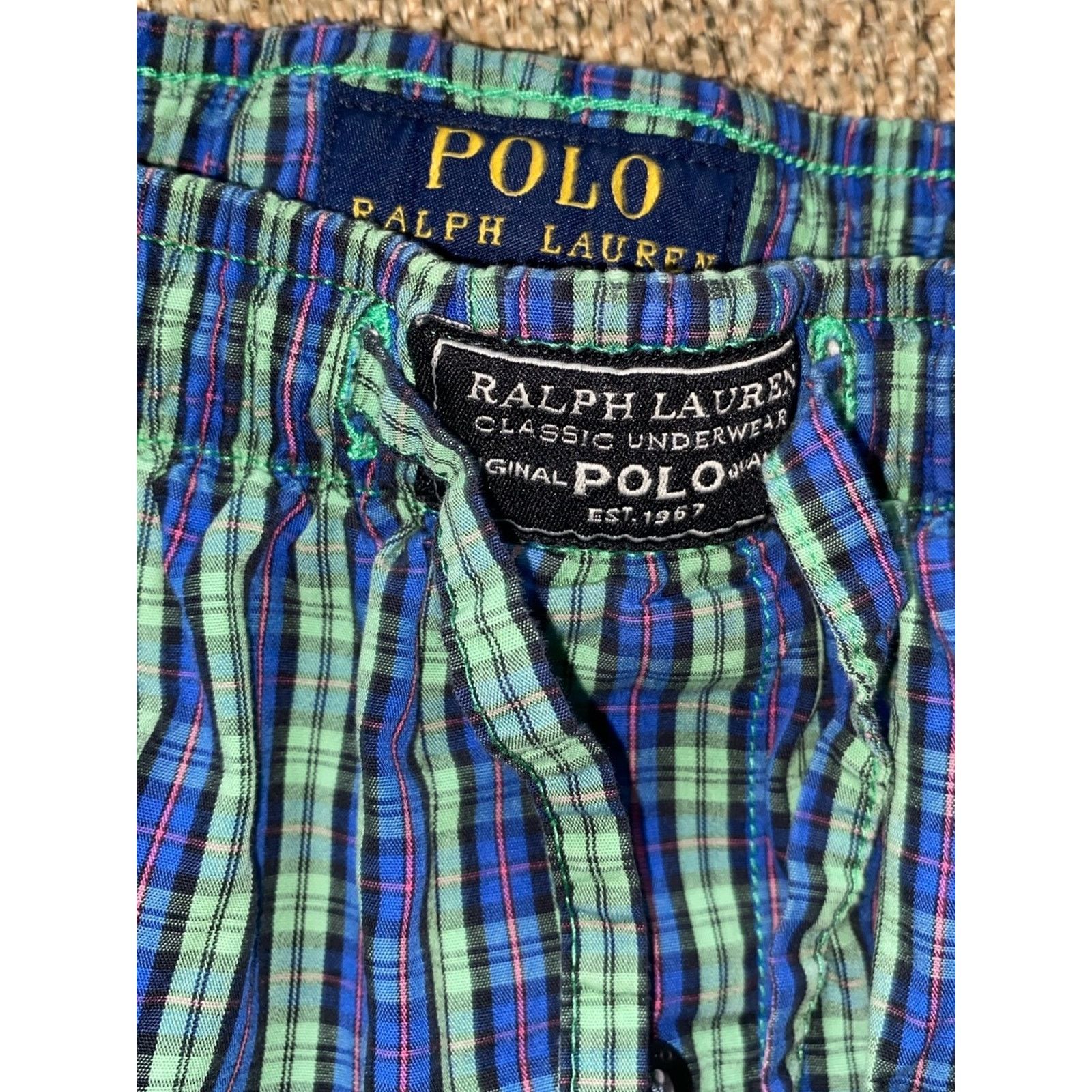 Polo Ralph Lauren Polo Ralph Lauren $48 Plaid Woven Cotton Pajama Pant Med Size ONE SIZE - 3 Thumbnail
