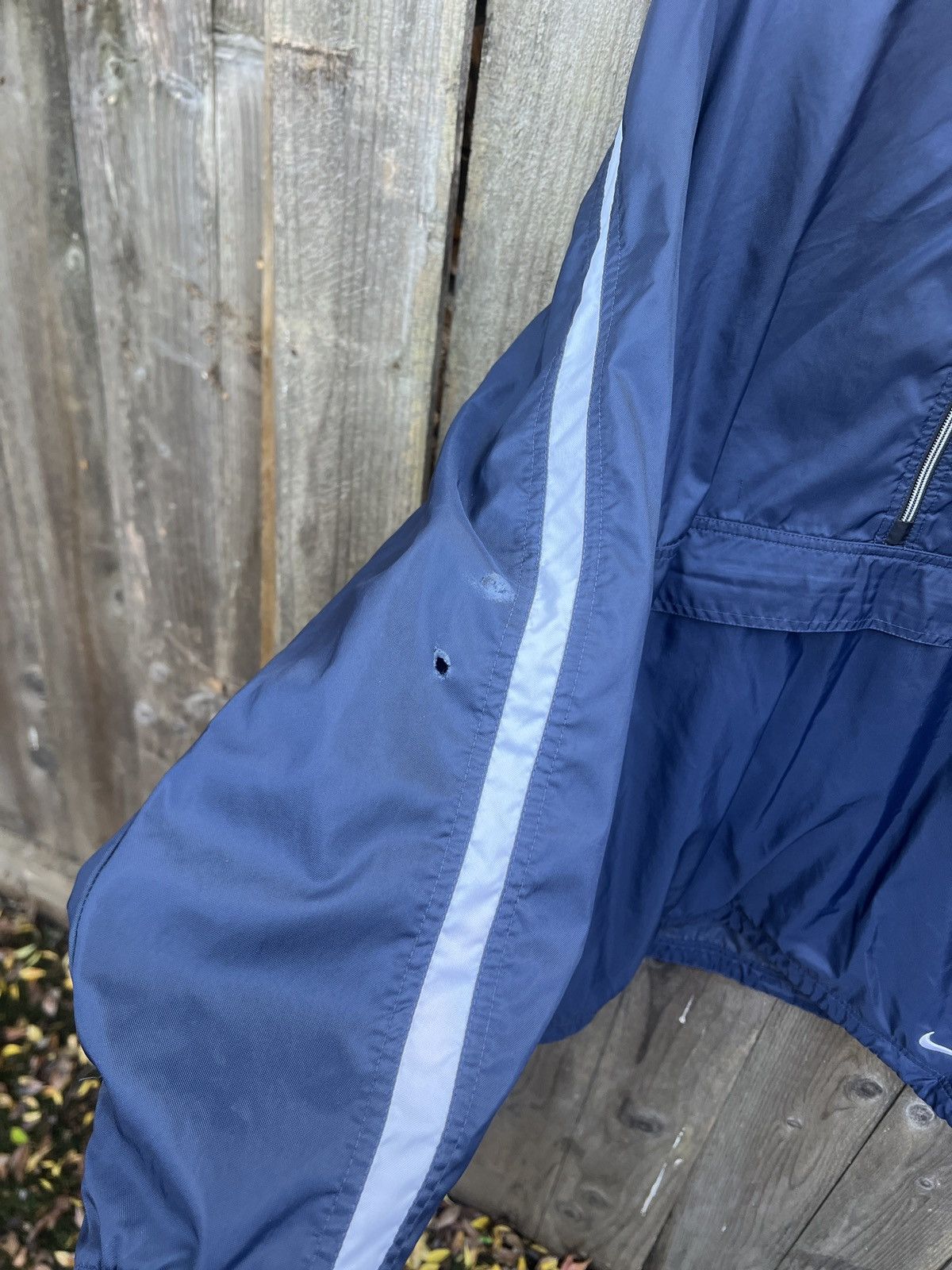 Nike 90’s Vintage Nike Red Swoosh Jacket Retractable Hood Size US XL / EU 56 / 4 - 5 Thumbnail