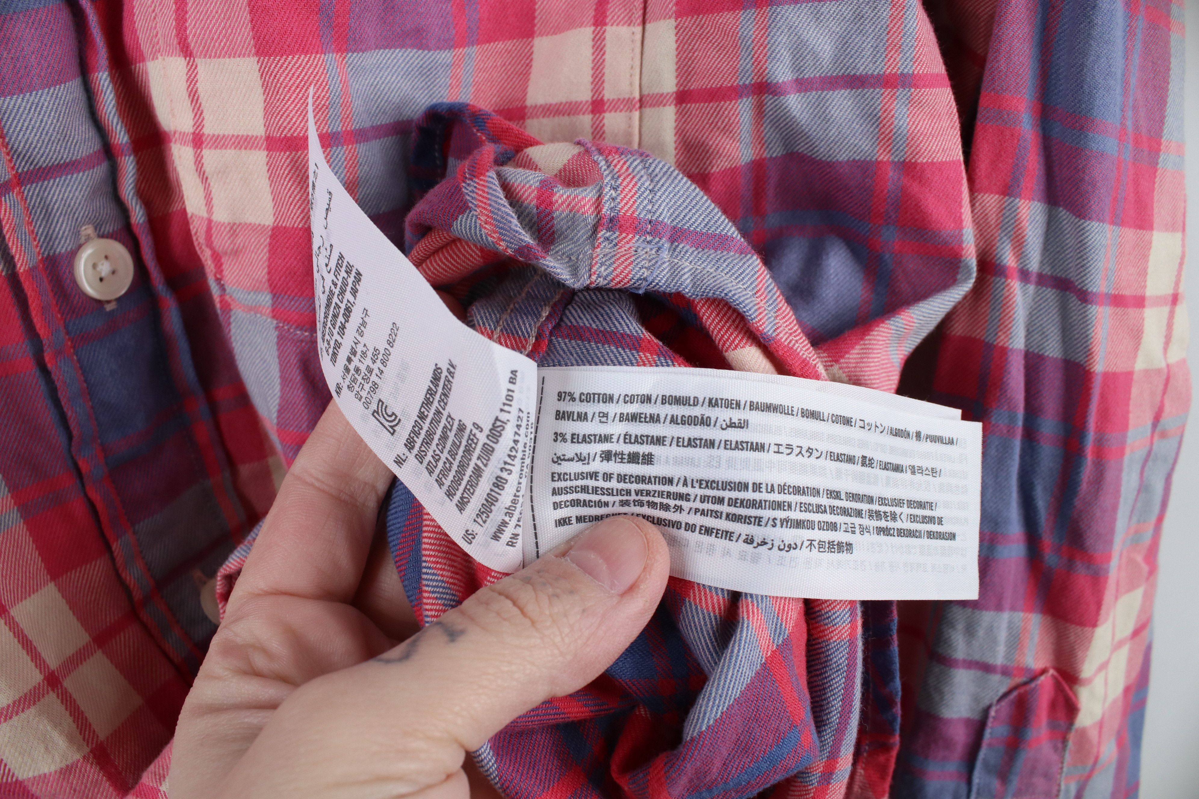 Abercrombie & Fitch × Vintage Vintage Y2K Abercrombie & Fitch Button Down Shirt Plaid Size US S / EU 44-46 / 1 - 8 Thumbnail